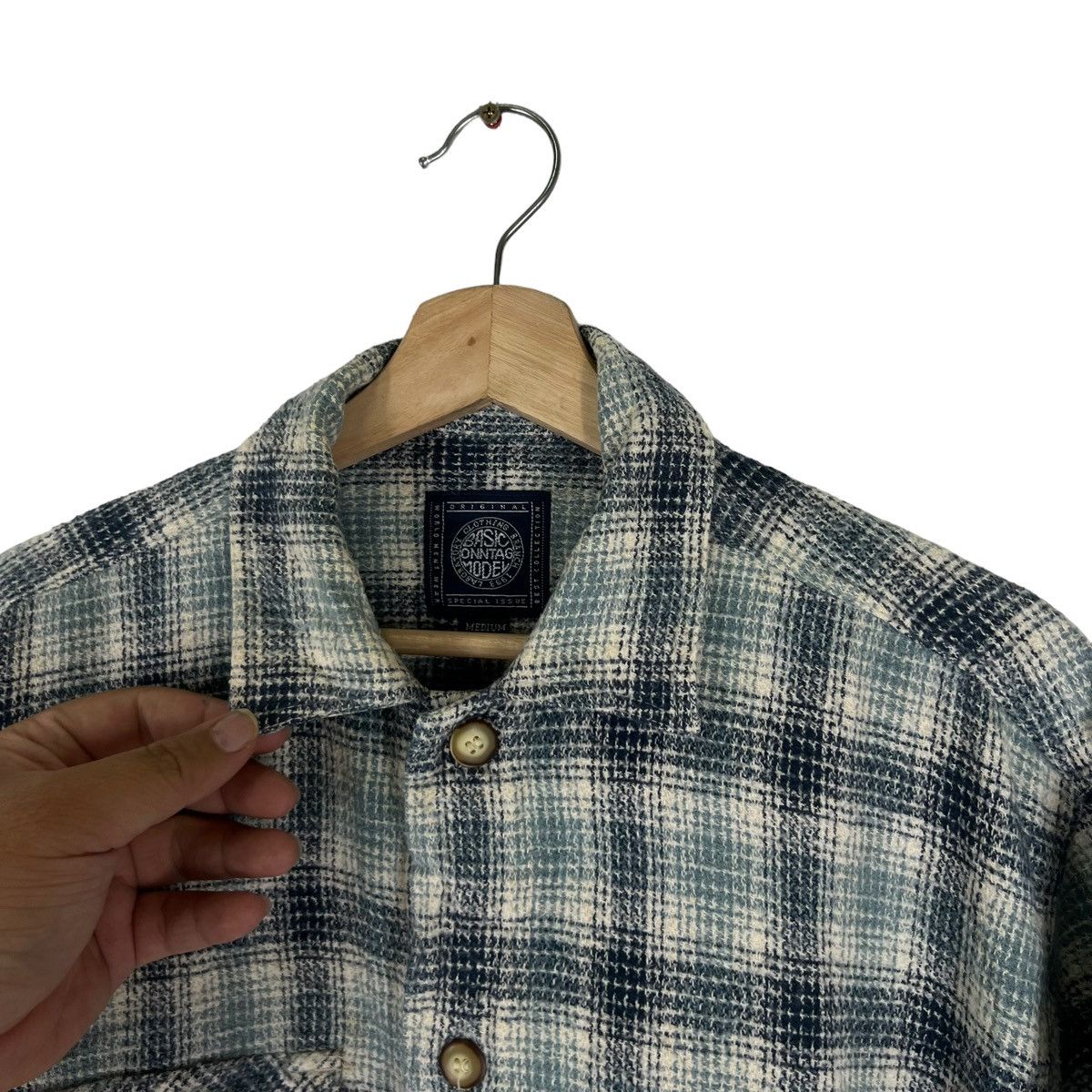 Flannel VINTAGE FLANNEL JACKET TARTAN DESIGN INSPIRED ISSEY MIYAKE Size US M / EU 48-50 / 2 - 4 Thumbnail