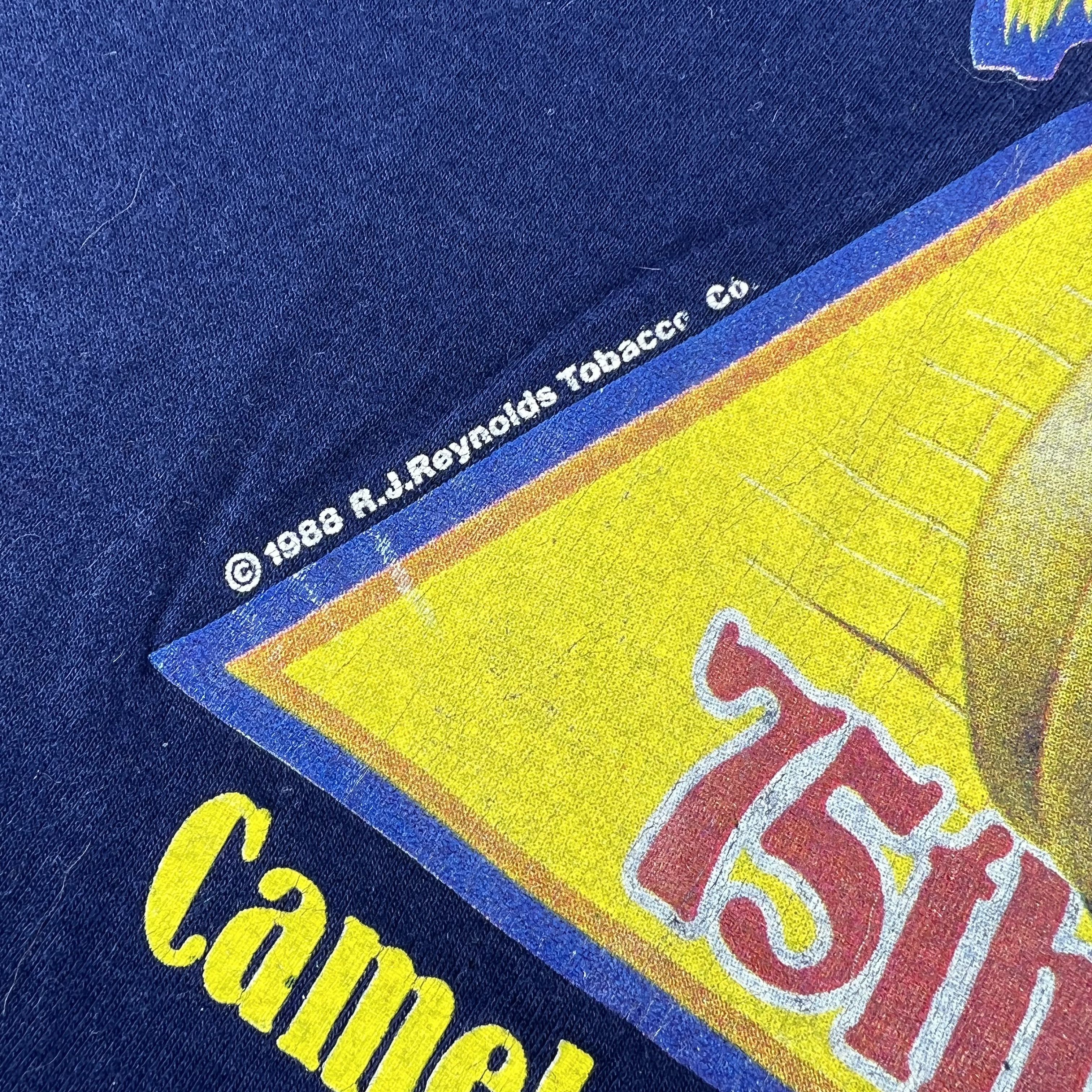 Camel Vintage 80s Camel T-Shirt Big Logo 1988 Size M Size US M / EU 48-50 / 2 - 6 Thumbnail