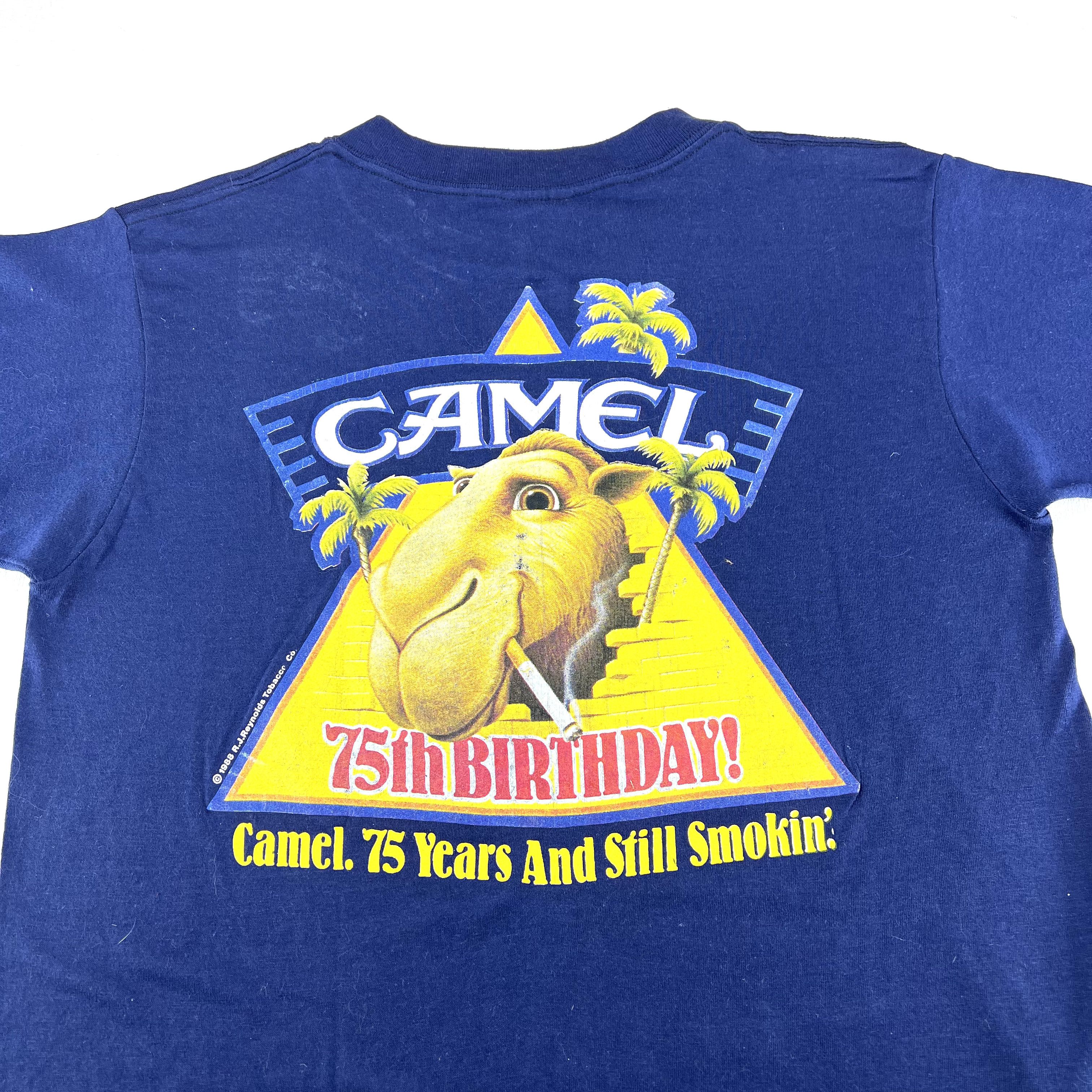 Camel Vintage 80s Camel T-Shirt Big Logo 1988 Size M Size US M / EU 48-50 / 2 - 4 Thumbnail