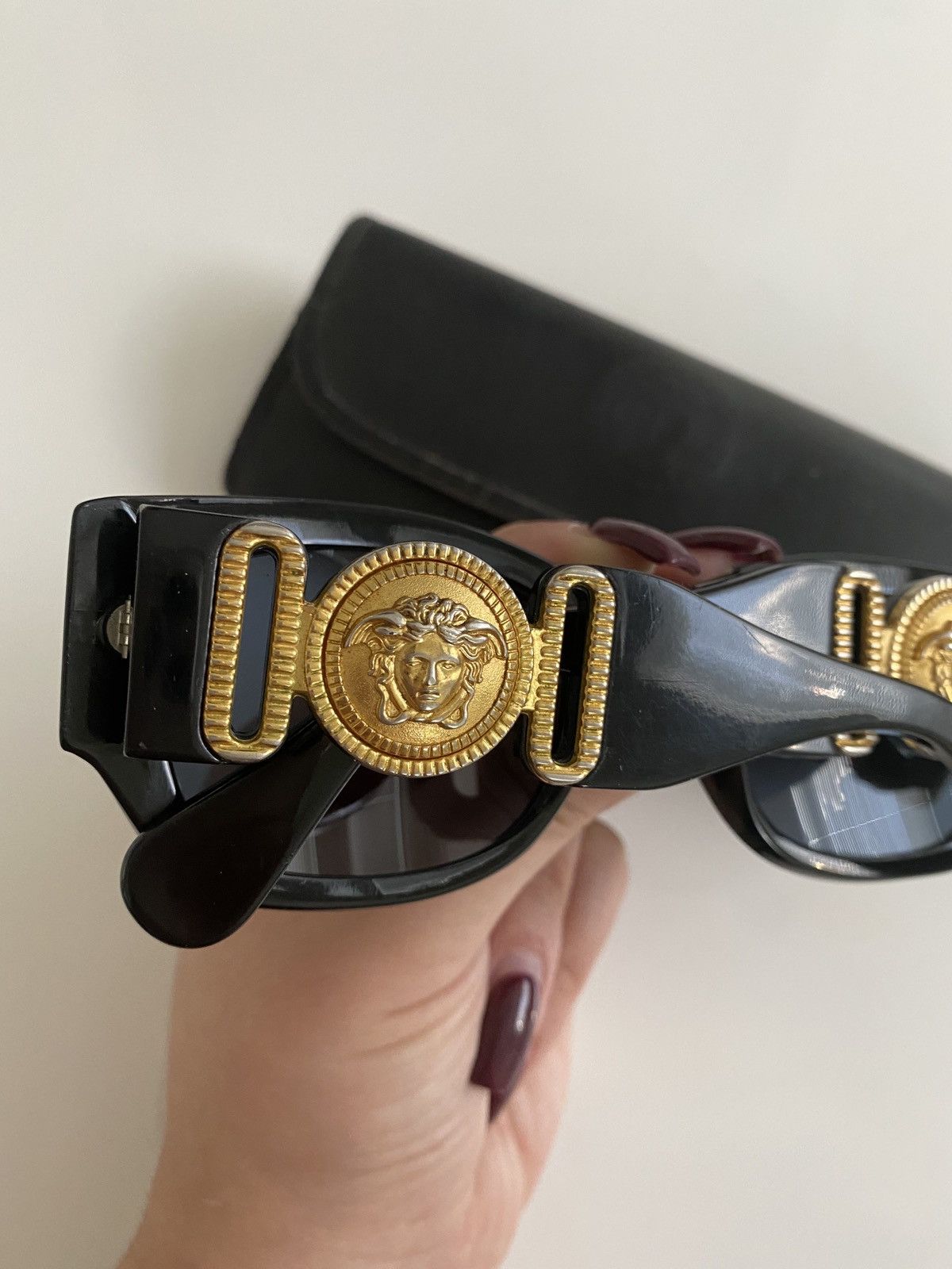 Versace × Vintage VINTAGE GIANNI VERSACE SUNGLASSES AS WORN BY BIGGIE SMALLS Size ONE SIZE - 1 Thumbnail