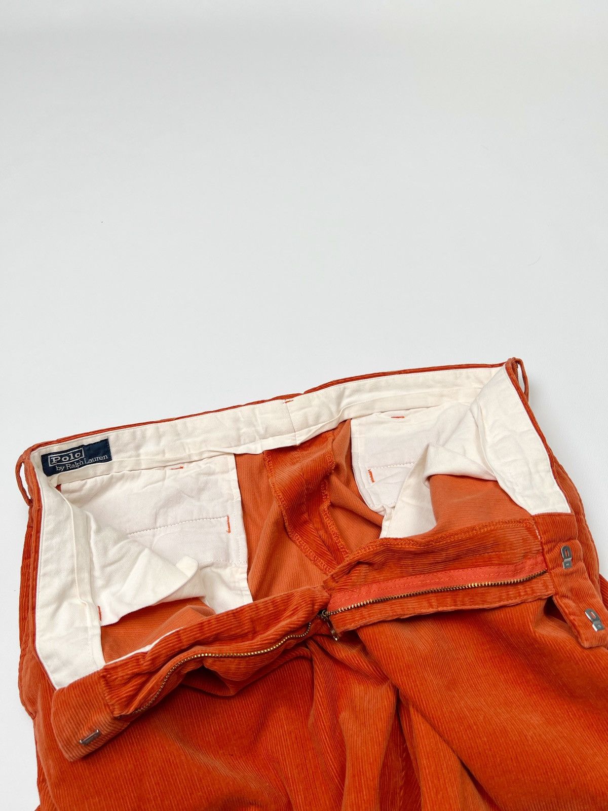 Polo Ralph Lauren Vintage Ralph Lauren Corduroy Orange Trousers Pants Size US 38 / EU 54 - 9 Thumbnail
