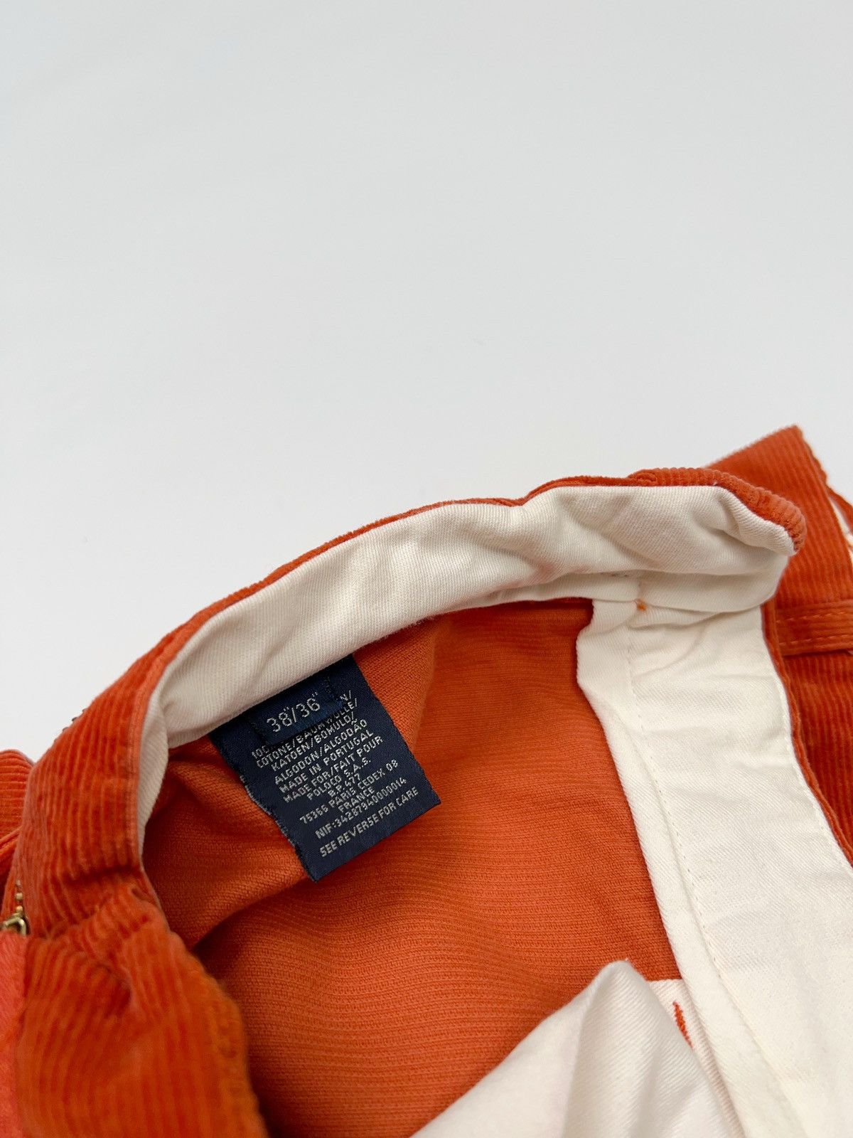 Polo Ralph Lauren Vintage Ralph Lauren Corduroy Orange Trousers Pants Size US 38 / EU 54 - 11 Thumbnail