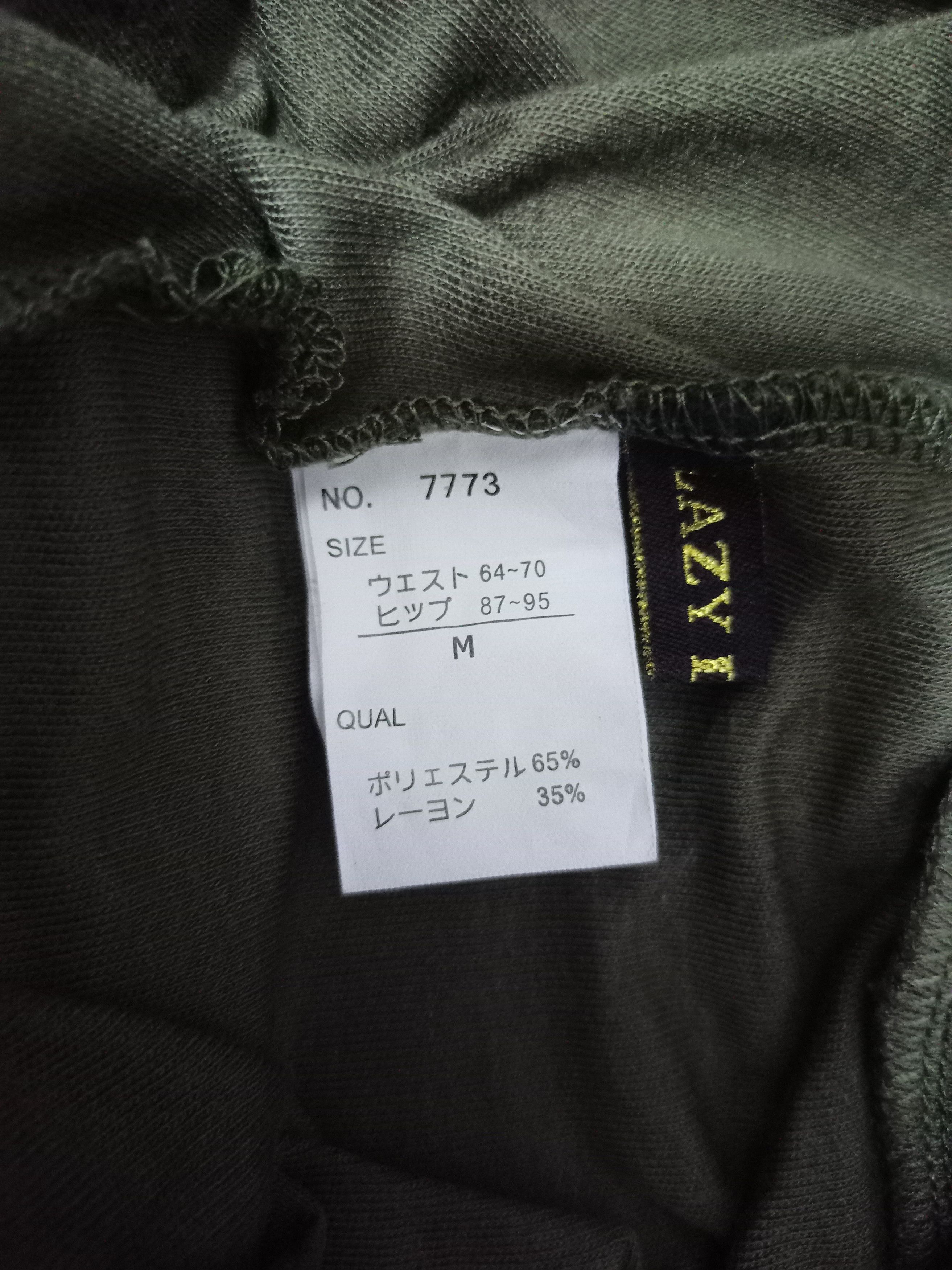 Japanese Brand Lazy Daisy 3rd Quarter Bondage Cargo Sweatpants Pants Size 26" / US 2 / IT 38 - 15 Thumbnail