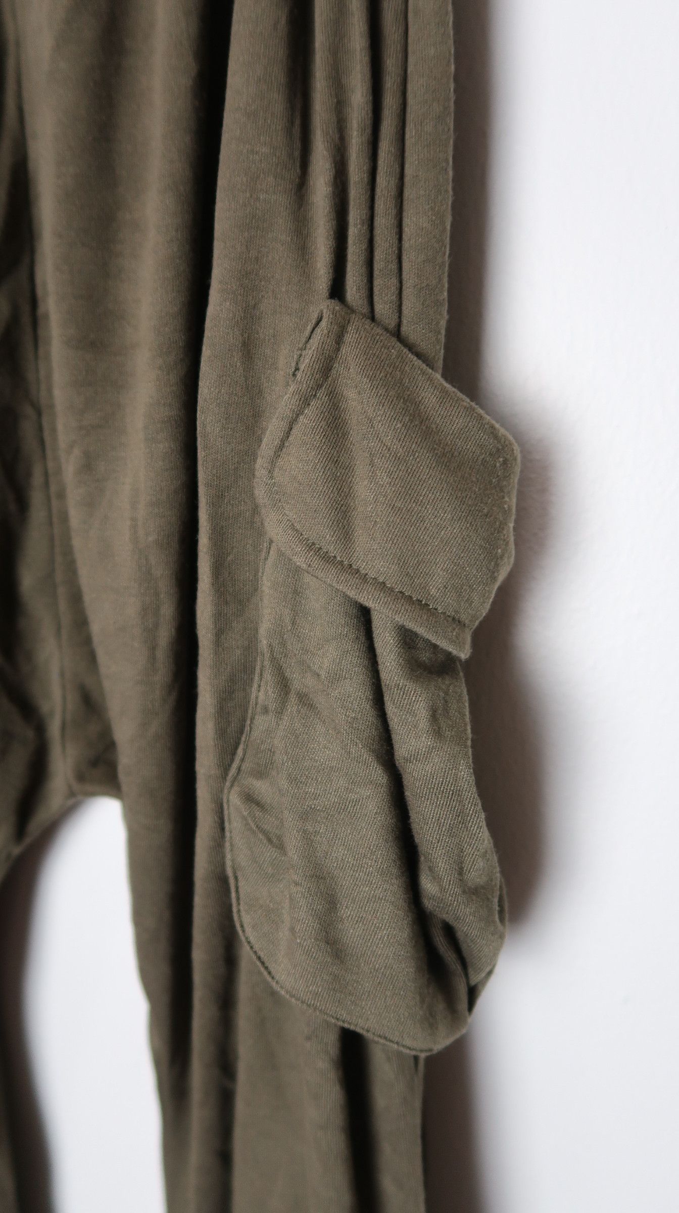 Japanese Brand Lazy Daisy 3rd Quarter Bondage Cargo Sweatpants Pants Size 26" / US 2 / IT 38 - 12 Thumbnail