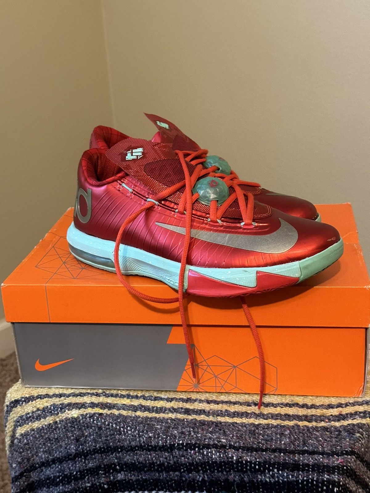 Kevin Durant Nike KD 6 Christmas Grailed