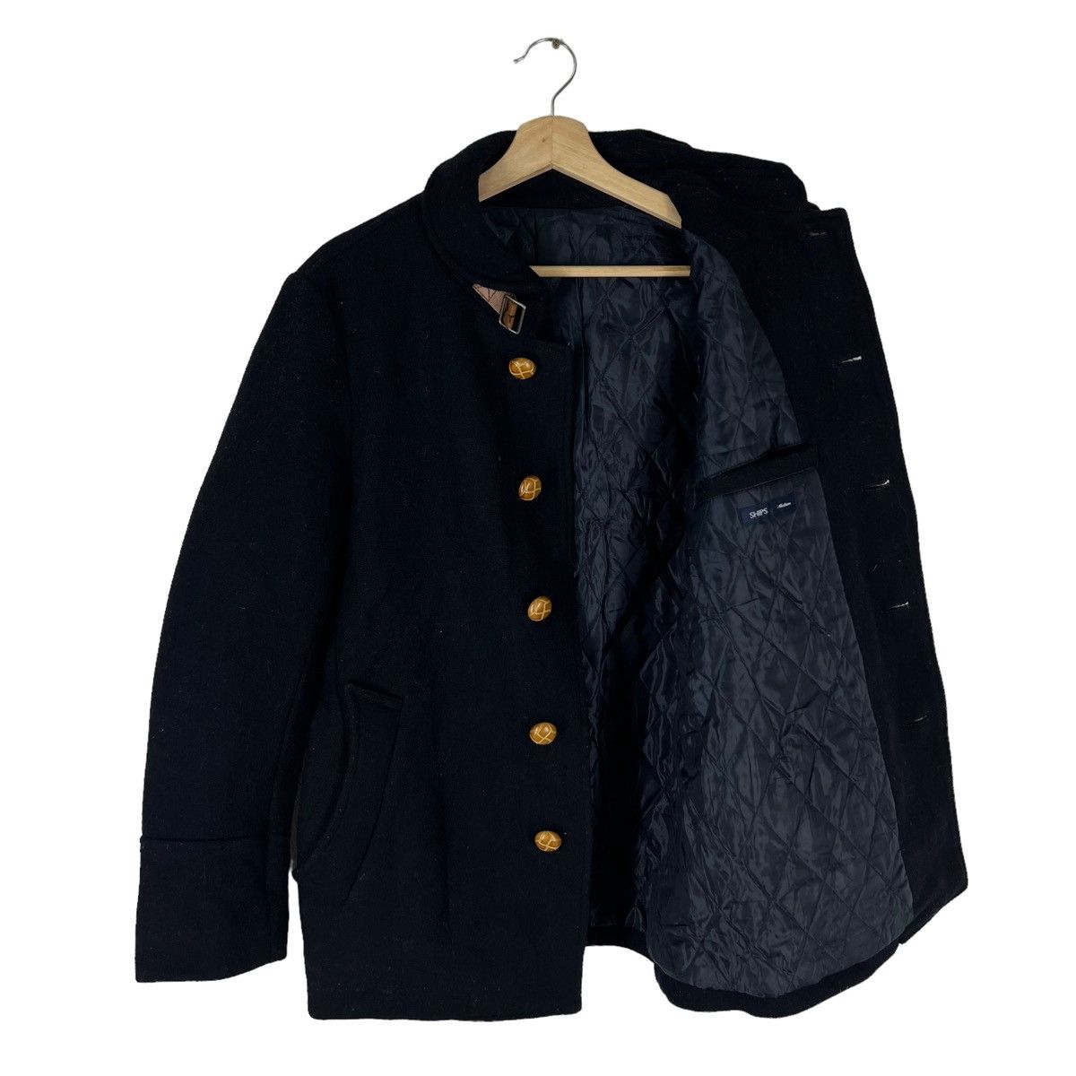 Japanese Brand VINTAGE WOOL JACKET SHIPS JAPAN ISSEY MIYAKE DESIGN Size US M / EU 48-50 / 2 - 8 Thumbnail