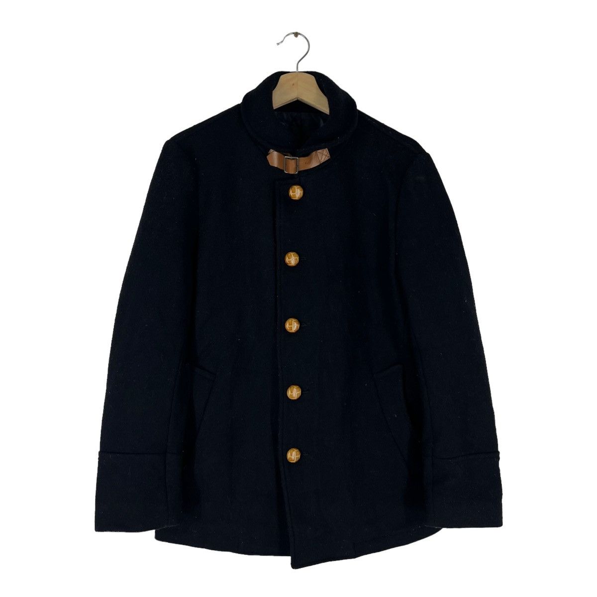 Japanese Brand VINTAGE WOOL JACKET SHIPS JAPAN ISSEY MIYAKE DESIGN Size US M / EU 48-50 / 2 - 1 Thumbnail