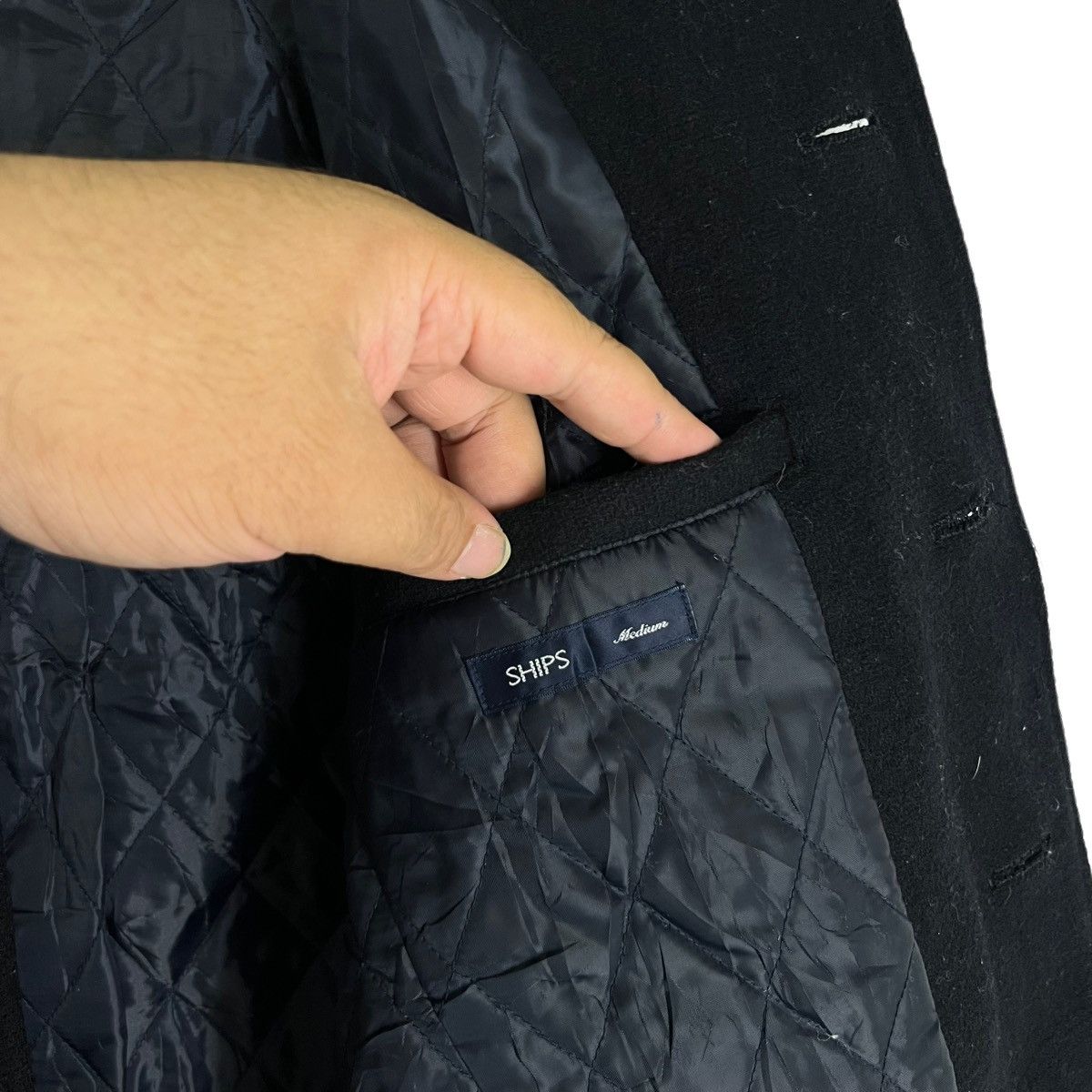 Japanese Brand VINTAGE WOOL JACKET SHIPS JAPAN ISSEY MIYAKE DESIGN Size US M / EU 48-50 / 2 - 9 Thumbnail