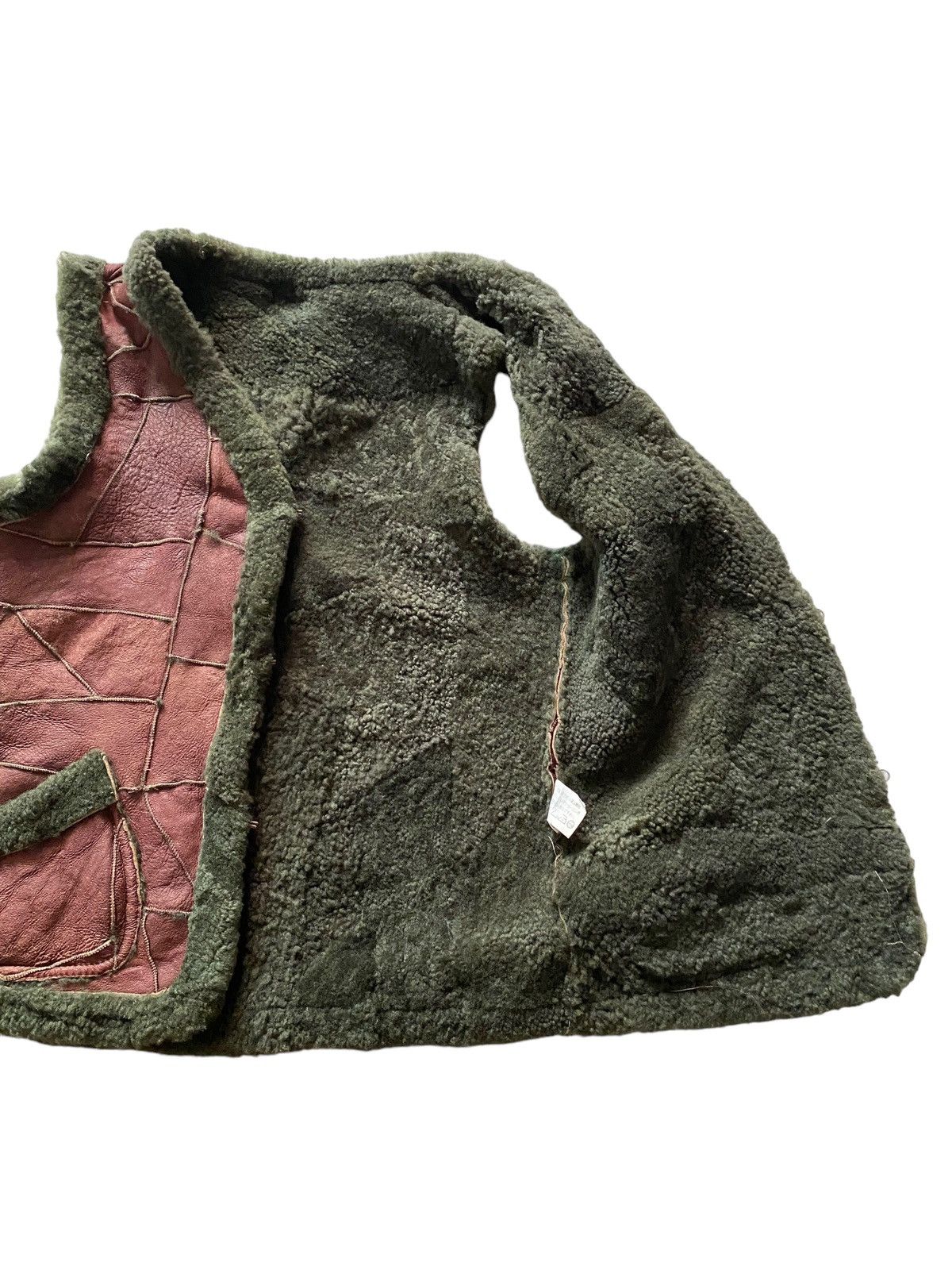 Designer × Vintage Vintage Korean patchwork Suede vest fur design rare Size US L / EU 52-54 / 3 - 5 Thumbnail