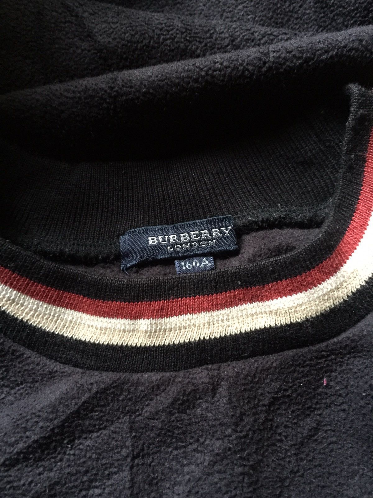 Burberry × Vintage Burberry Fleece Sweater Spellout Design Size US XS / EU 42 / 0 - 3 Thumbnail