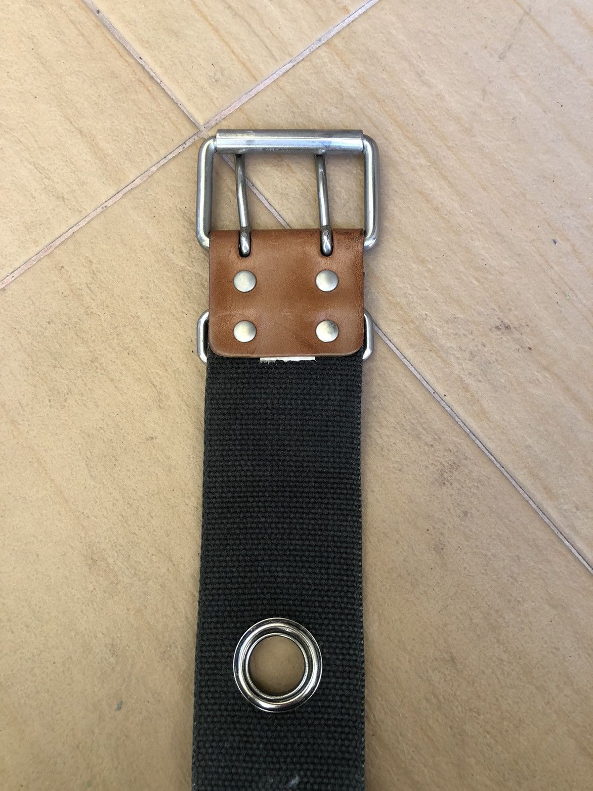 Gap × Seditionaries Gap Seditionaries Style Canvas Buckle Belt Size ONE SIZE - 4 Thumbnail