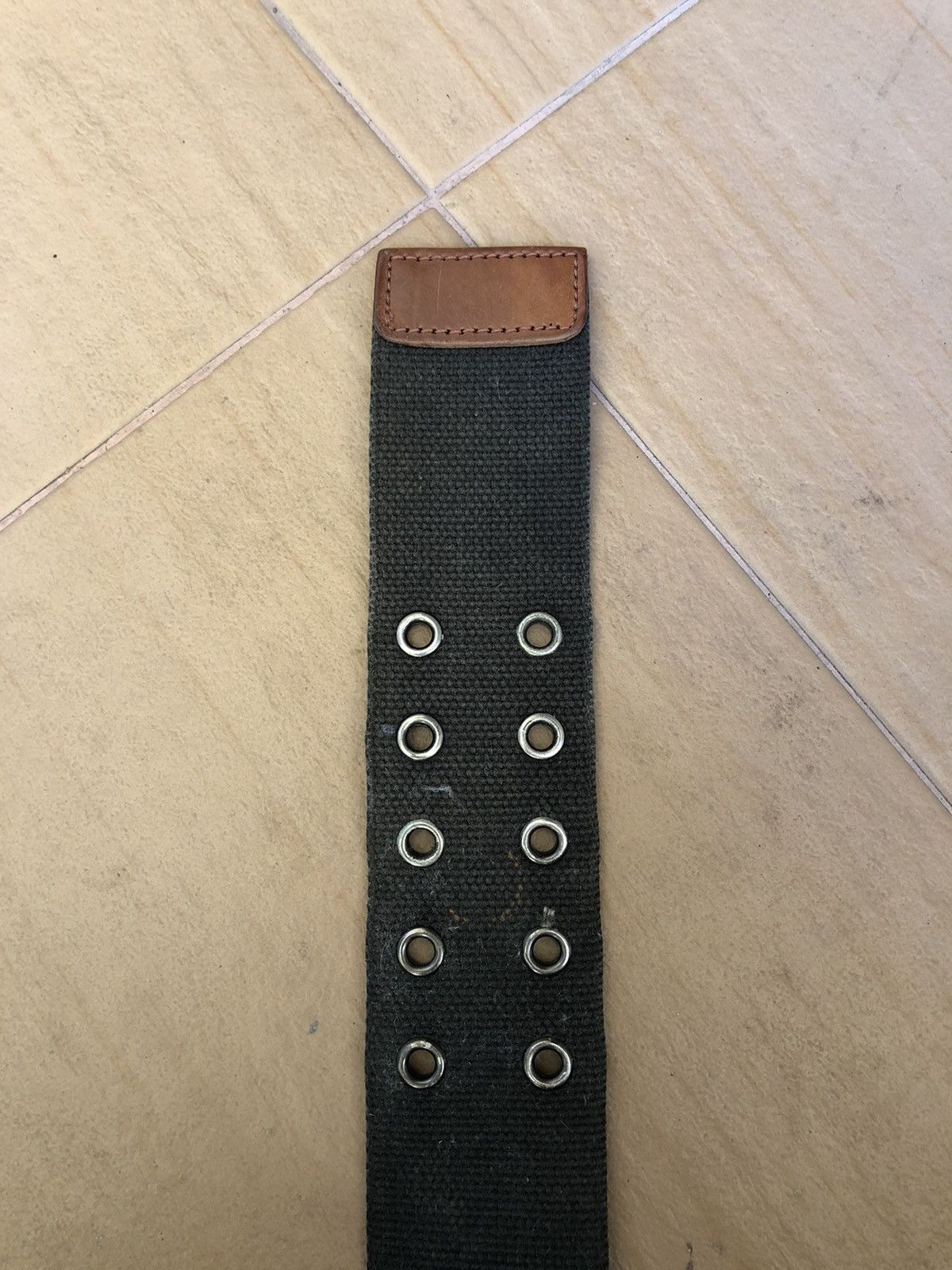 Gap × Seditionaries Gap Seditionaries Style Canvas Buckle Belt Size ONE SIZE - 7 Thumbnail