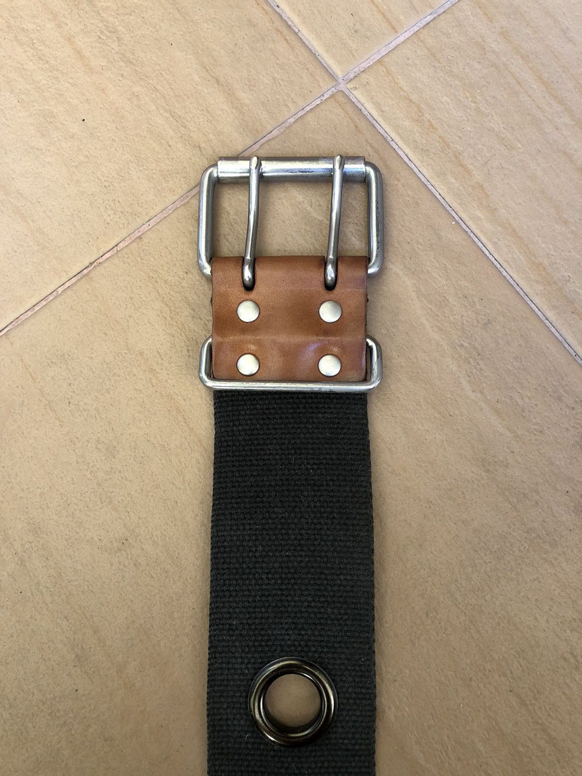 Gap × Seditionaries Gap Seditionaries Style Canvas Buckle Belt Size ONE SIZE - 3 Thumbnail