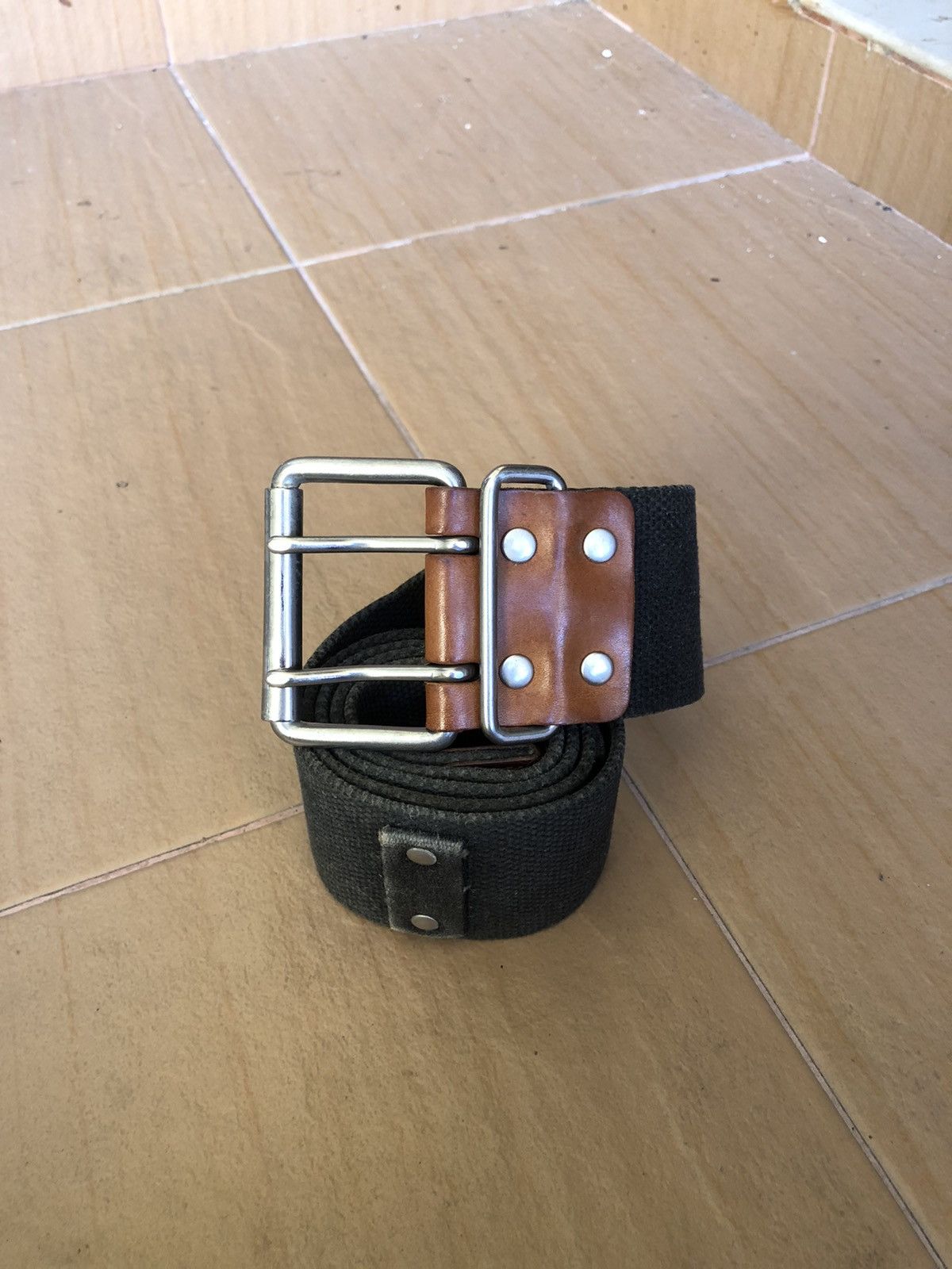 Gap × Seditionaries Gap Seditionaries Style Canvas Buckle Belt Size ONE SIZE - 2 Thumbnail