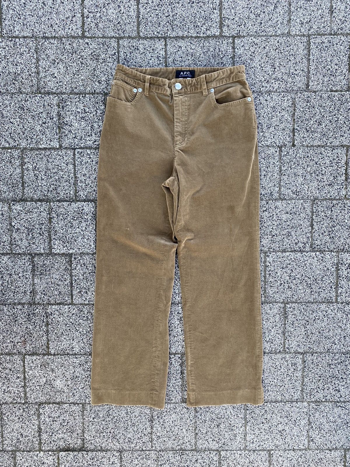 A.P.C. × Vintage Vintage APC Rue Madame Paris 26 corduroy pants Size US 26 / EU 42 - 1 Thumbnail