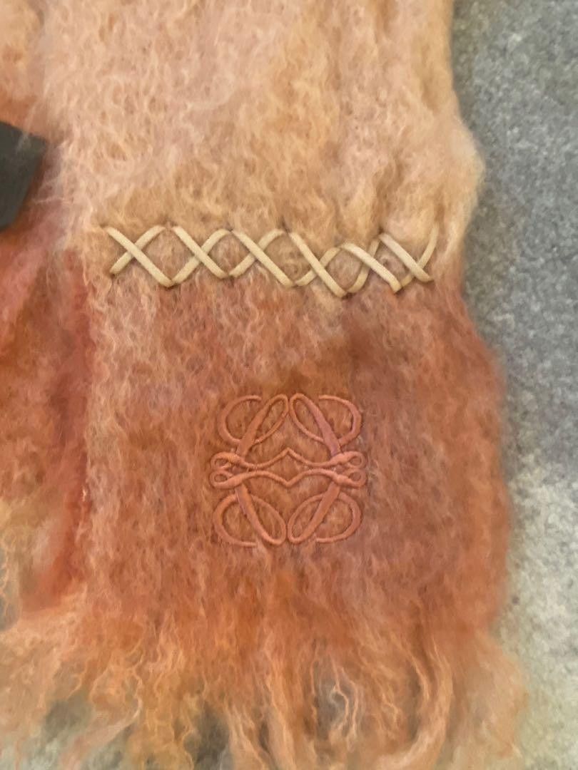 Loewe Scarf Loewe Mohair romantic pink scarf Size ONE SIZE - 2 Thumbnail