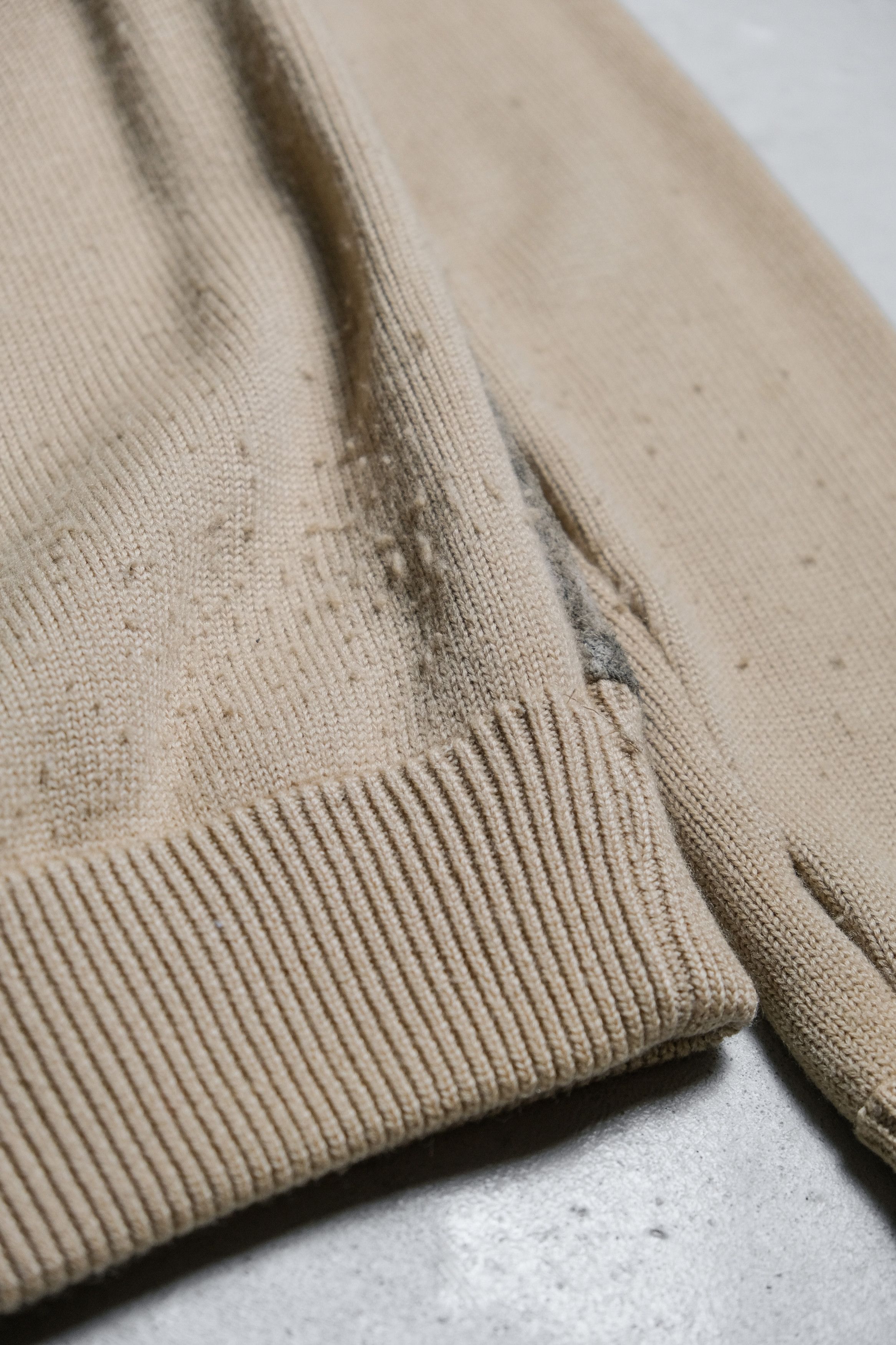 Number (N)ine Number (N)ine 03A/W Card Peroid Suede Learher Knit Jacket Size US M / EU 48-50 / 2 - 8 Thumbnail