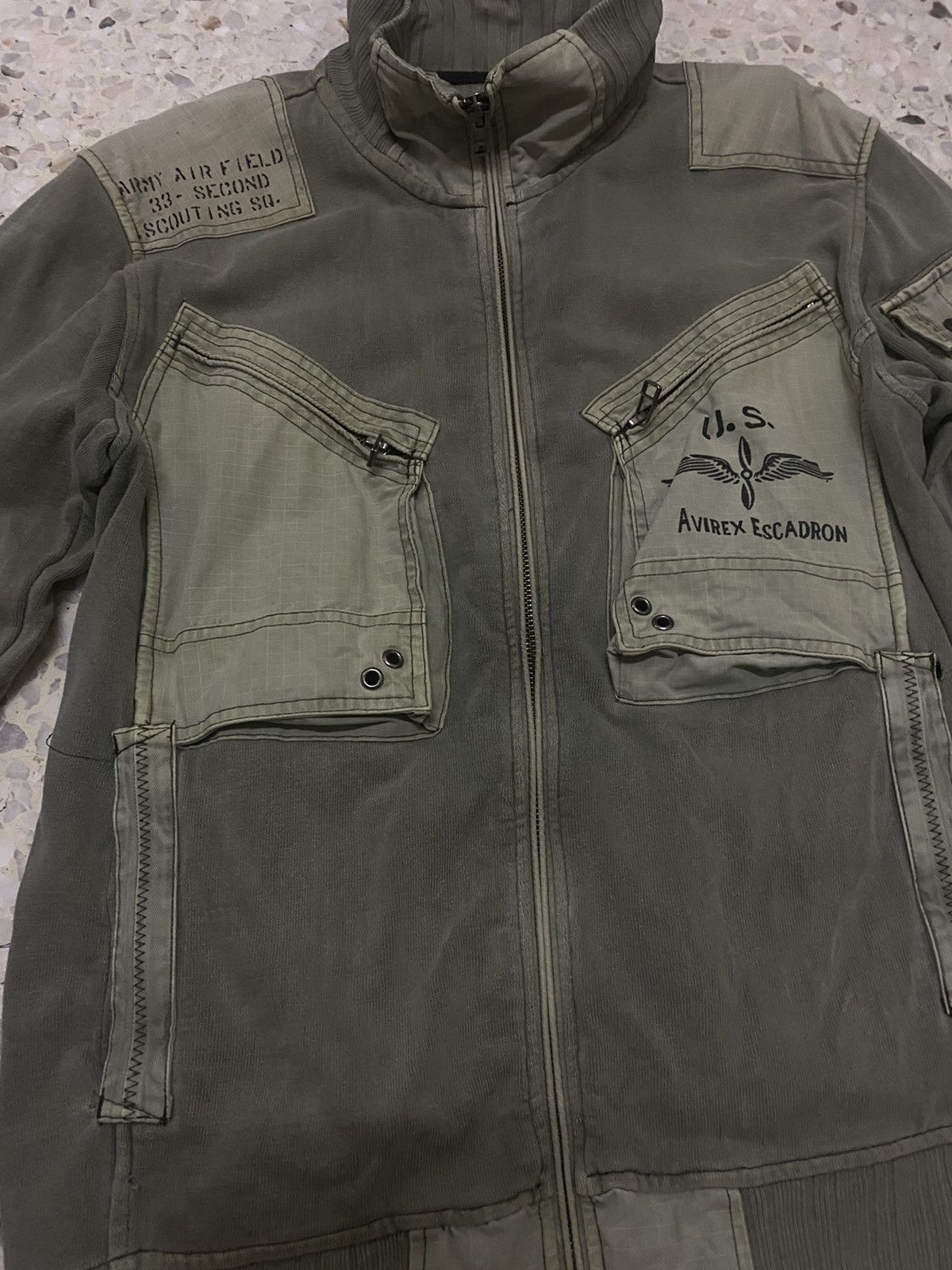 Avirex Avirex Tactical Pocket Sweater Jacket Design Size US S / EU 44-46 / 1 - 3 Thumbnail