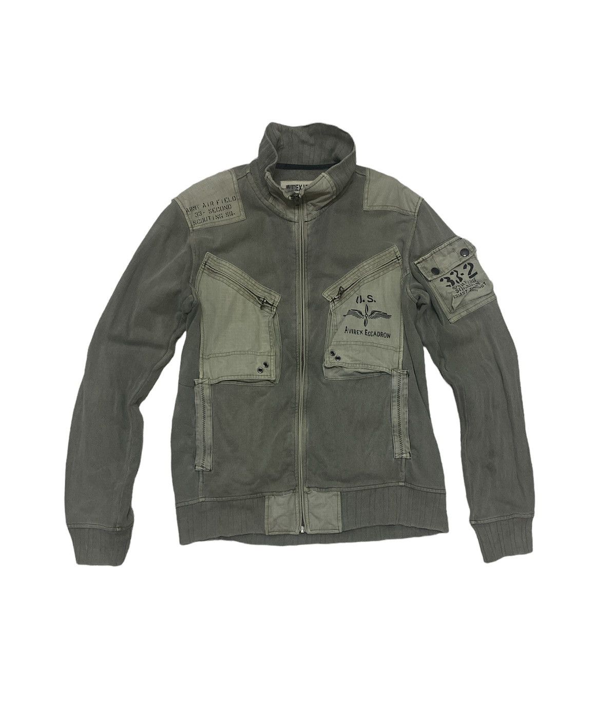 Avirex Avirex Tactical Pocket Sweater Jacket Design Size US S / EU 44-46 / 1 - 1 Thumbnail