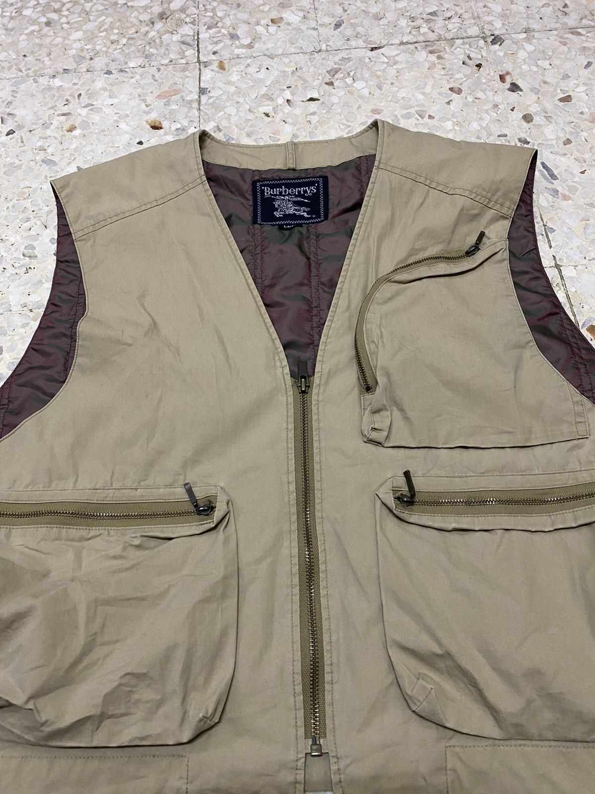 Burberry Burberry Tactical Vest Design Multi Pocket Design Size US L / EU 52-54 / 3 - 4 Thumbnail
