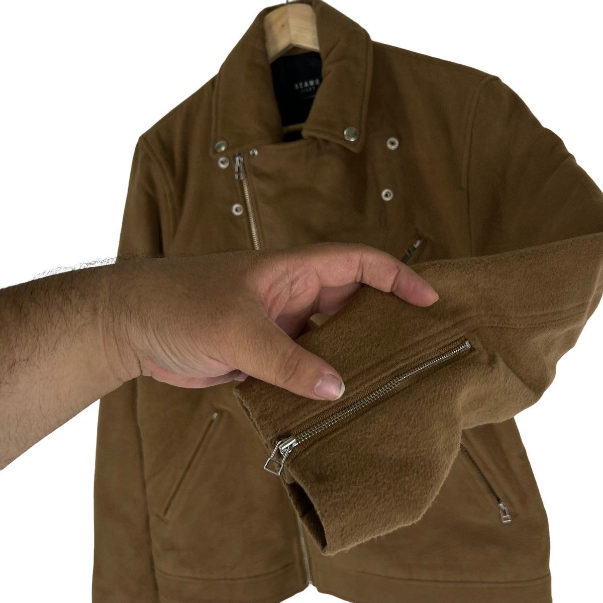 Beams Plus PARACHUTE BIKER JACKET DESIGN BEAMS HEARTS JAPAN Size US L / EU 52-54 / 3 - 6 Thumbnail