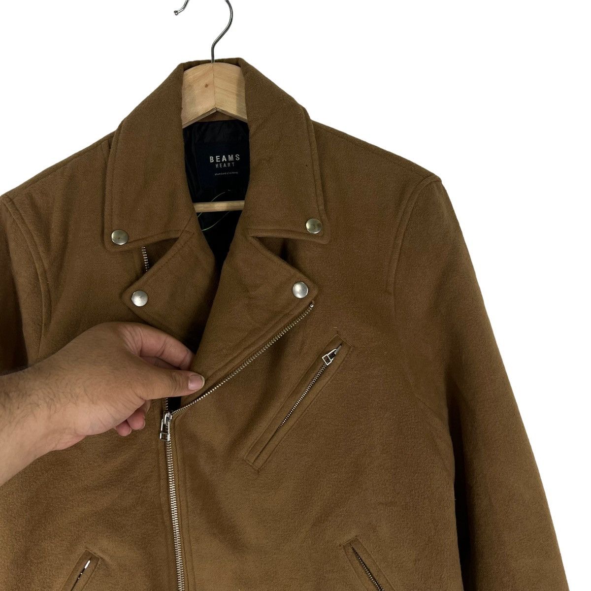 Beams Plus PARACHUTE BIKER JACKET DESIGN BEAMS HEARTS JAPAN Size US L / EU 52-54 / 3 - 8 Thumbnail