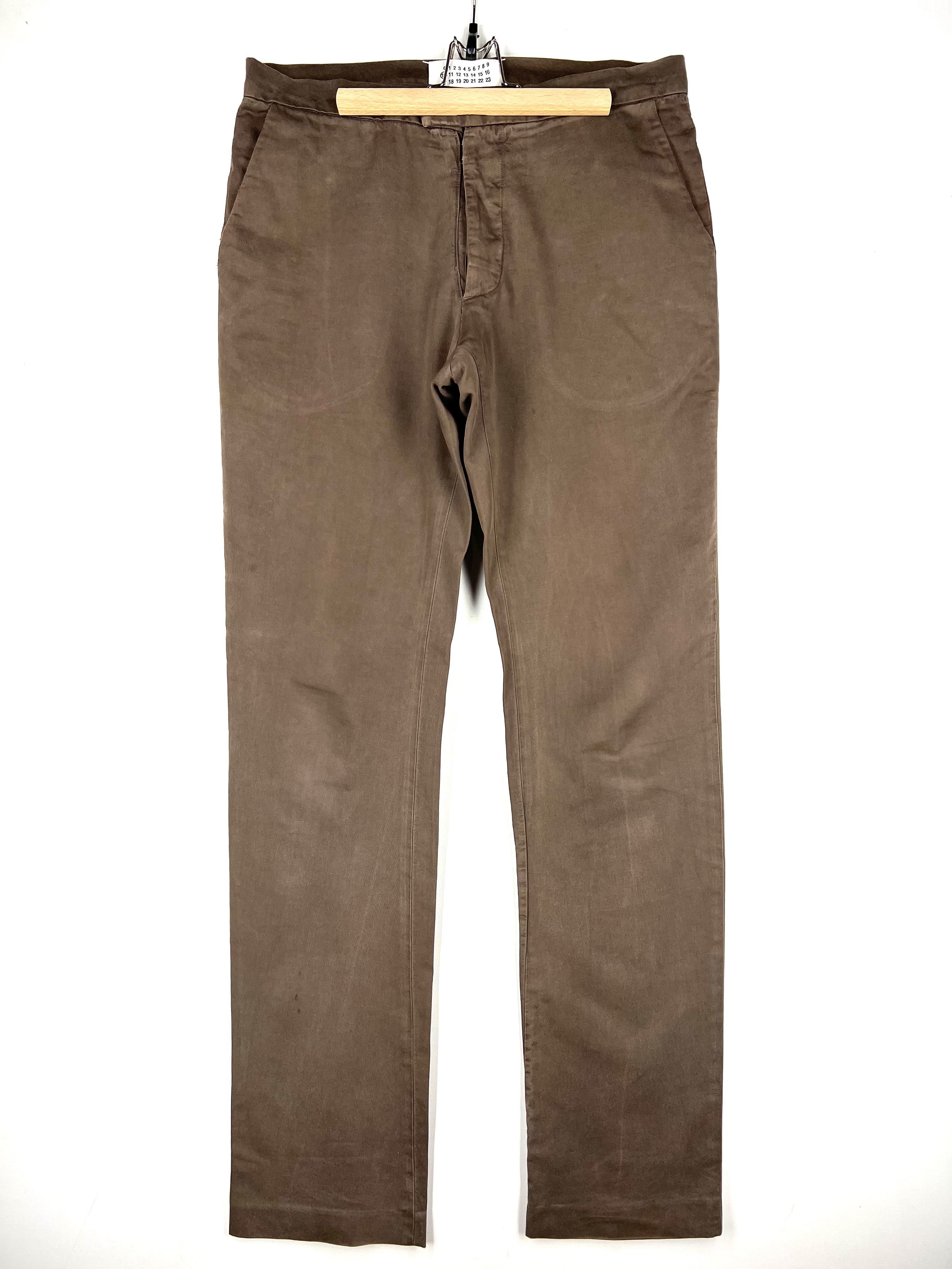 image of Avant Garde x Maison Margiela Vintage Maison Margiela F/w 2006 Pants Italy Y2K Size 46 in Brown/Bei