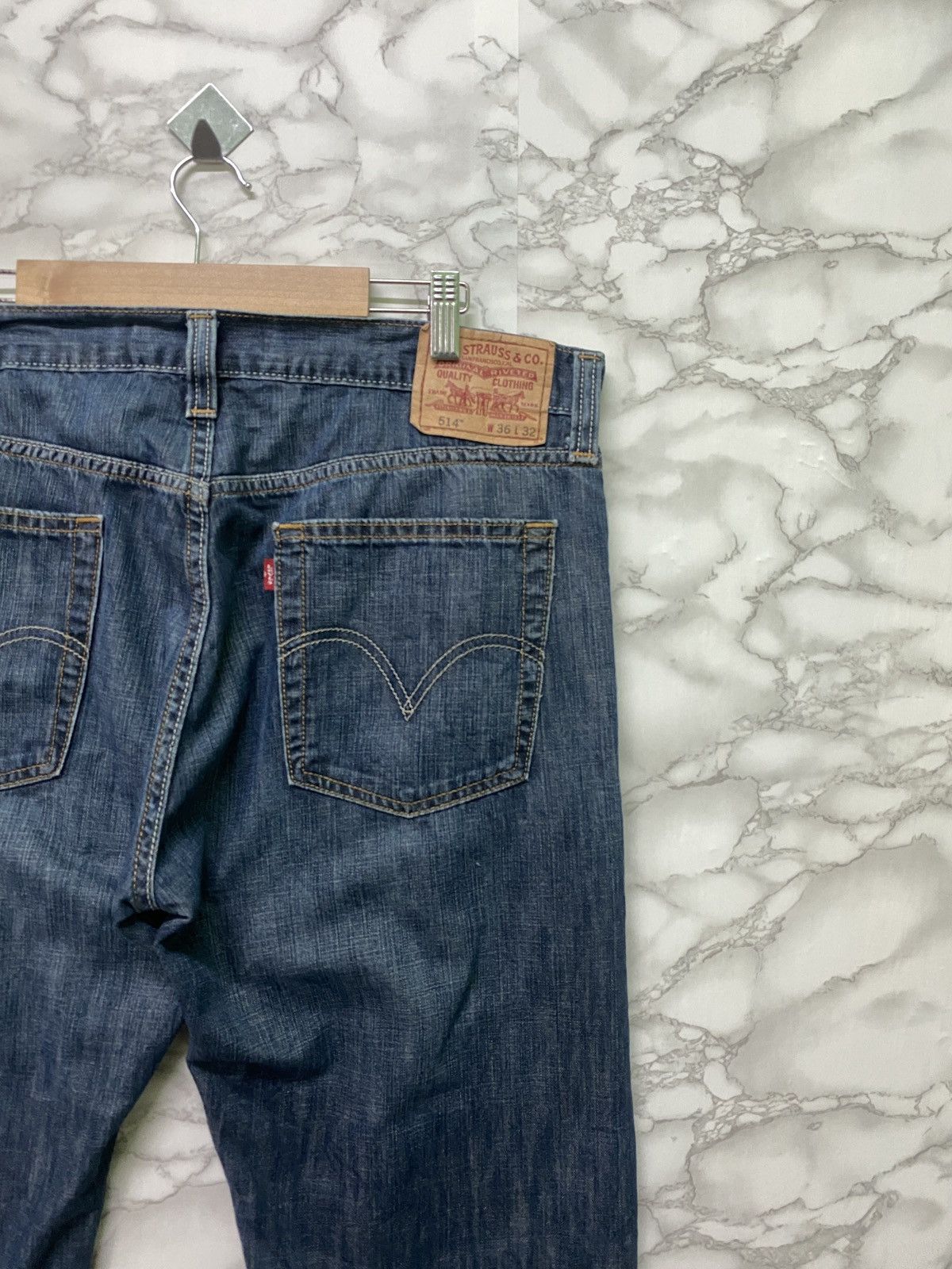 Levi's × Levi's Made & Crafted × Levi's Vintage Clothing LEVIS 514 Slim Straight Blue Denim-L53 Size US 36 / EU 52 - 13 Thumbnail