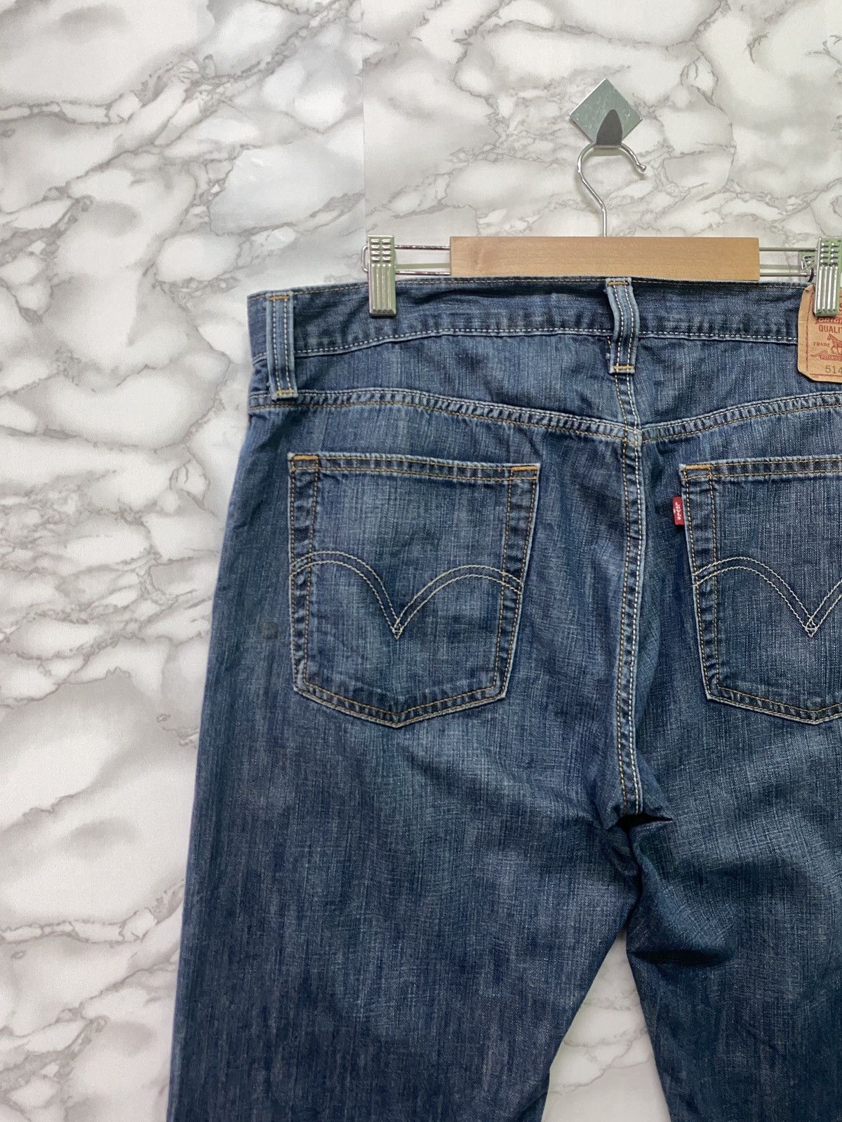 Levi's × Levi's Made & Crafted × Levi's Vintage Clothing LEVIS 514 Slim Straight Blue Denim-L53 Size US 36 / EU 52 - 12 Thumbnail