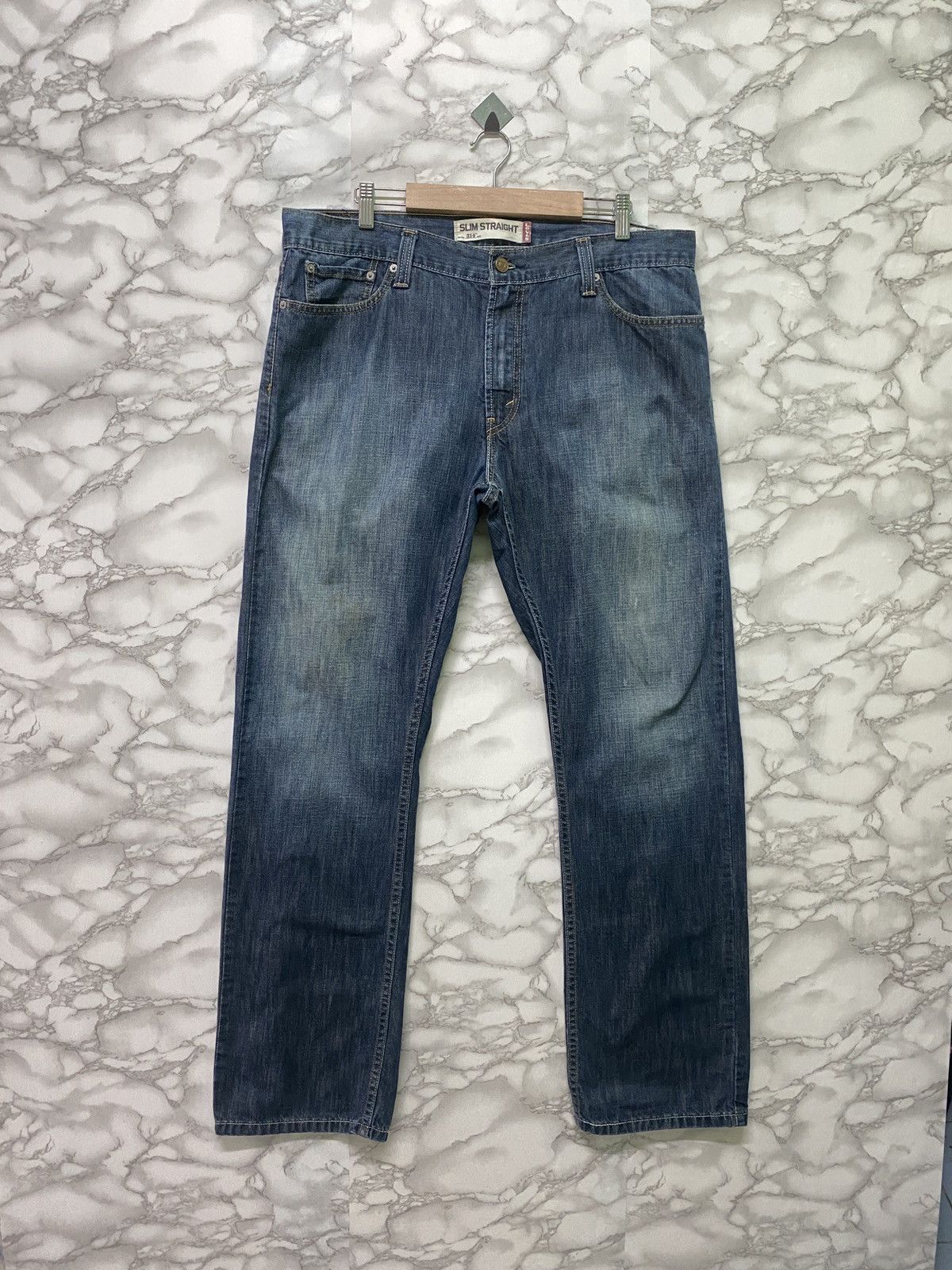 Levi's × Levi's Made & Crafted × Levi's Vintage Clothing LEVIS 514 Slim Straight Blue Denim-L53 Size US 36 / EU 52 - 1 Thumbnail