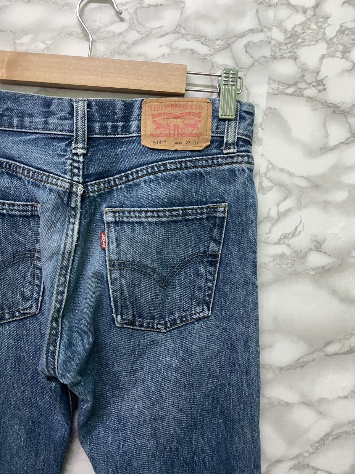 Levi's × Levi's Vintage Clothing × Vintage Vintage Levis 514 Straight Low Rise Distressed Denim -L19 Size US 28 / EU 44 - 10 Thumbnail