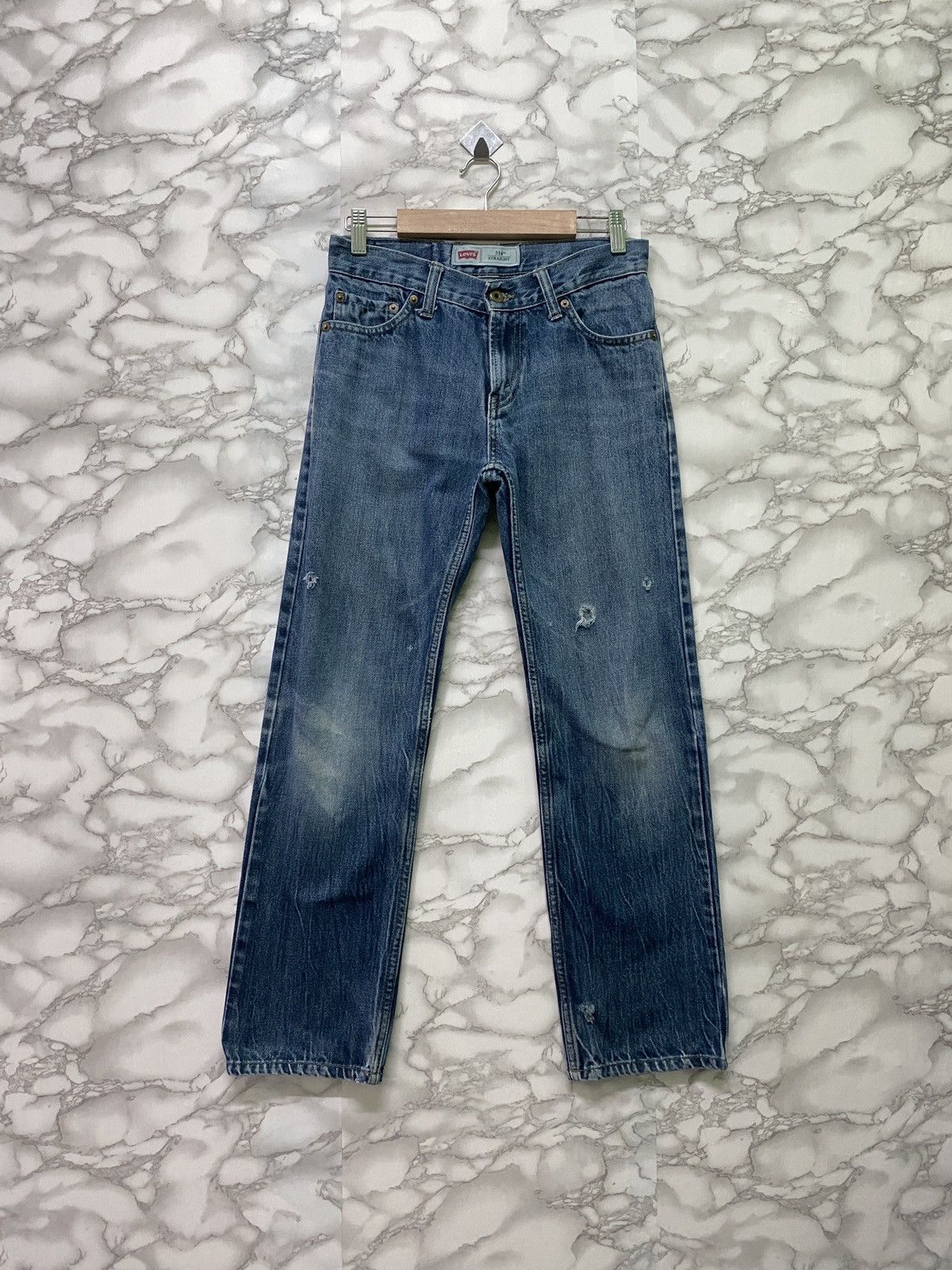 Levi's × Levi's Vintage Clothing × Vintage Vintage Levis 514 Straight Low Rise Distressed Denim -L19 Size US 28 / EU 44 - 1 Thumbnail