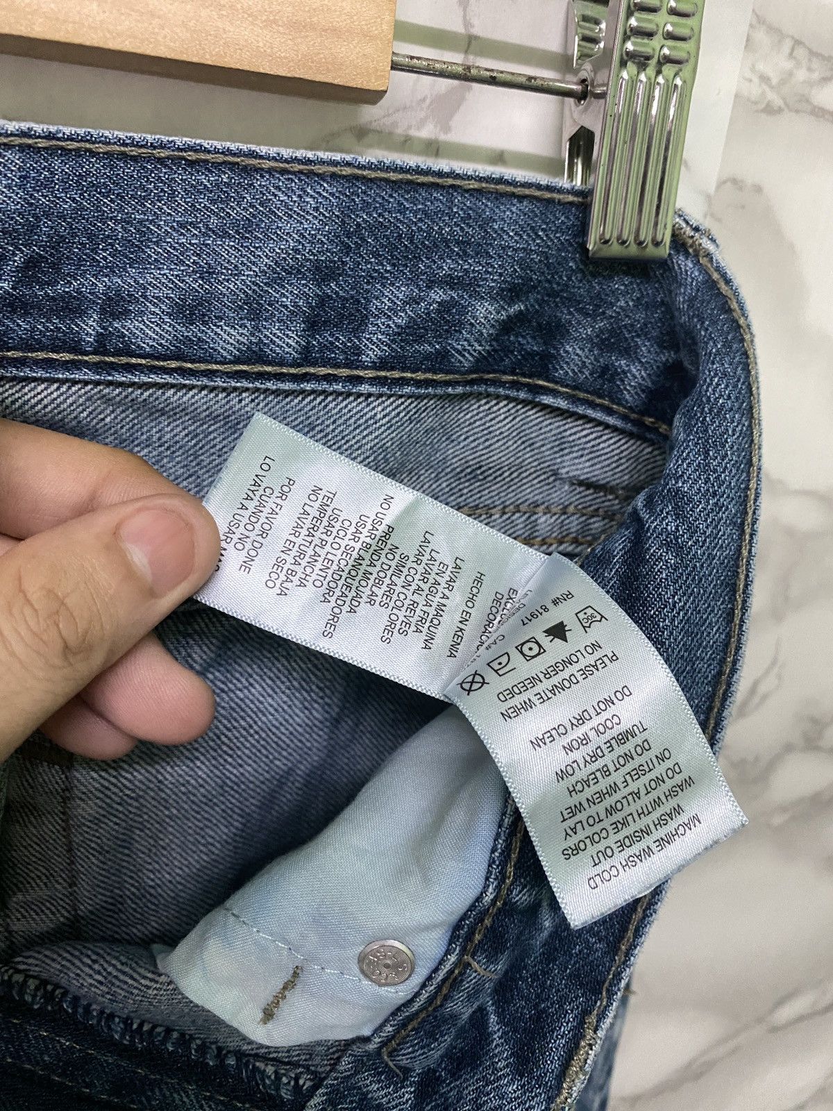 Levi's × Levi's Vintage Clothing × Vintage Vintage Levis 514 Straight Low Rise Distressed Denim -L19 Size US 28 / EU 44 - 15 Thumbnail