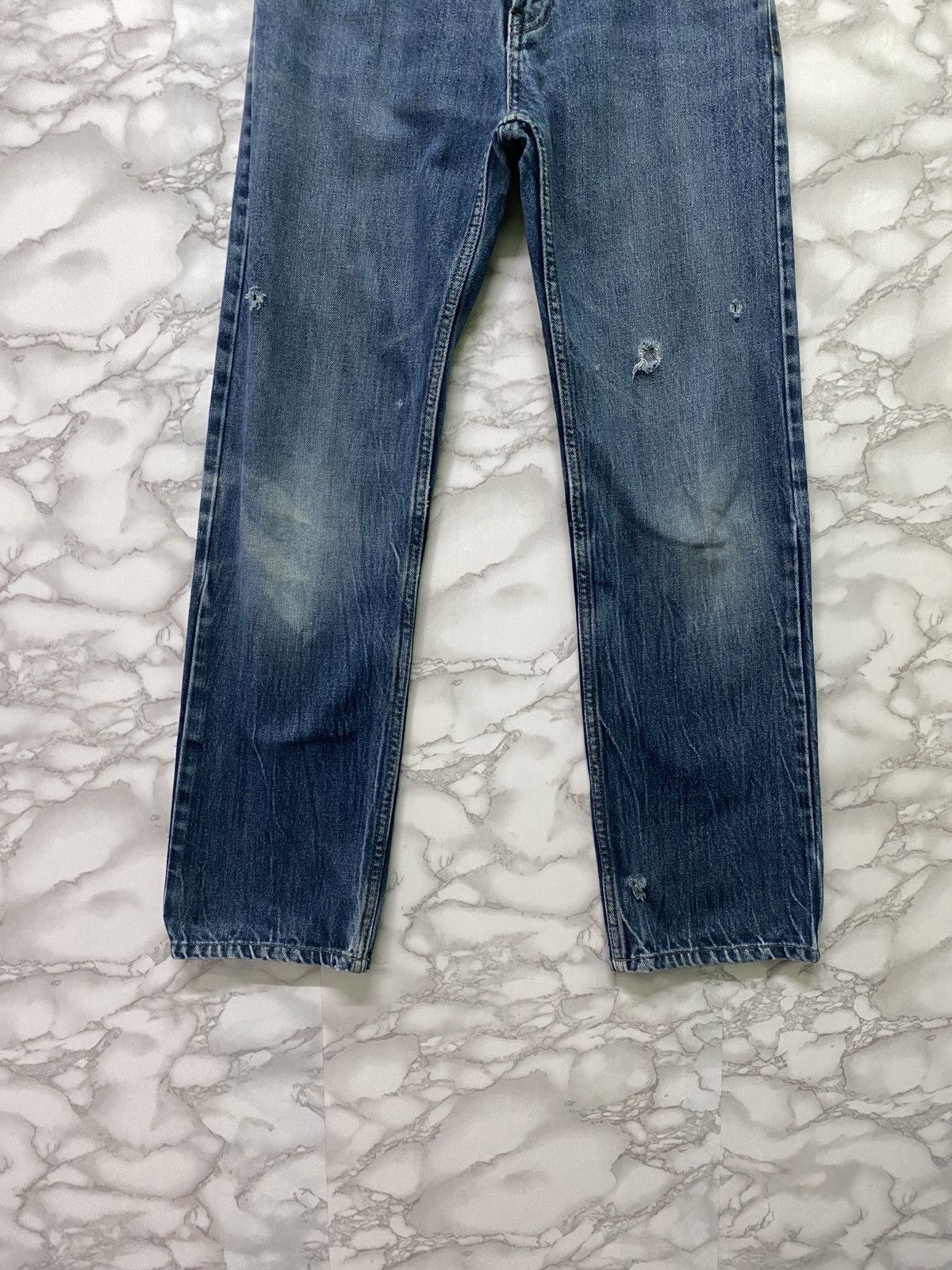 Levi's × Levi's Vintage Clothing × Vintage Vintage Levis 514 Straight Low Rise Distressed Denim -L19 Size US 28 / EU 44 - 5 Thumbnail