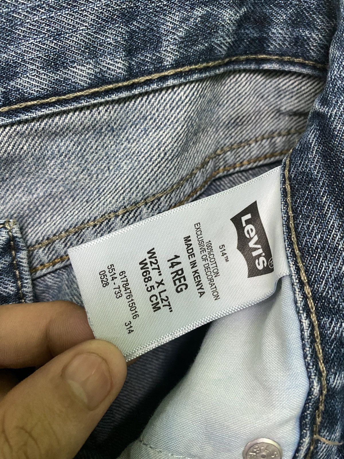 Levi's × Levi's Vintage Clothing × Vintage Vintage Levis 514 Straight Low Rise Distressed Denim -L19 Size US 28 / EU 44 - 14 Thumbnail