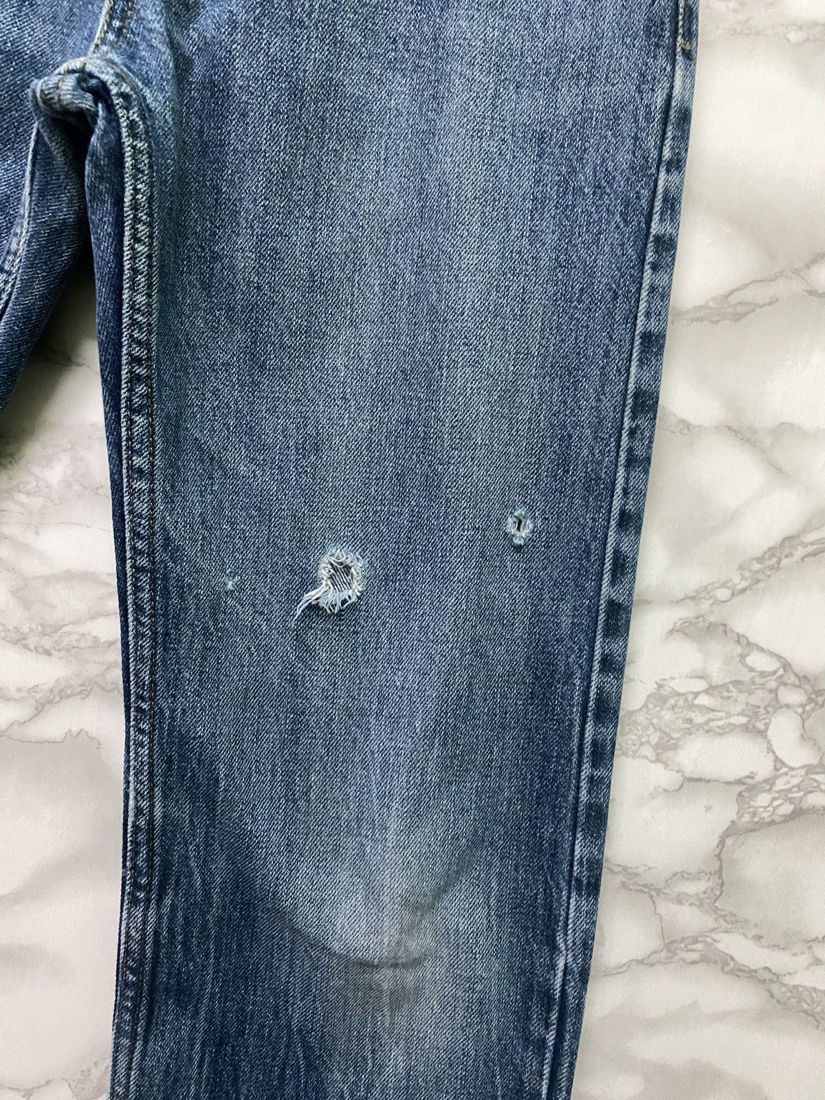 Levi's × Levi's Vintage Clothing × Vintage Vintage Levis 514 Straight Low Rise Distressed Denim -L19 Size US 28 / EU 44 - 7 Thumbnail