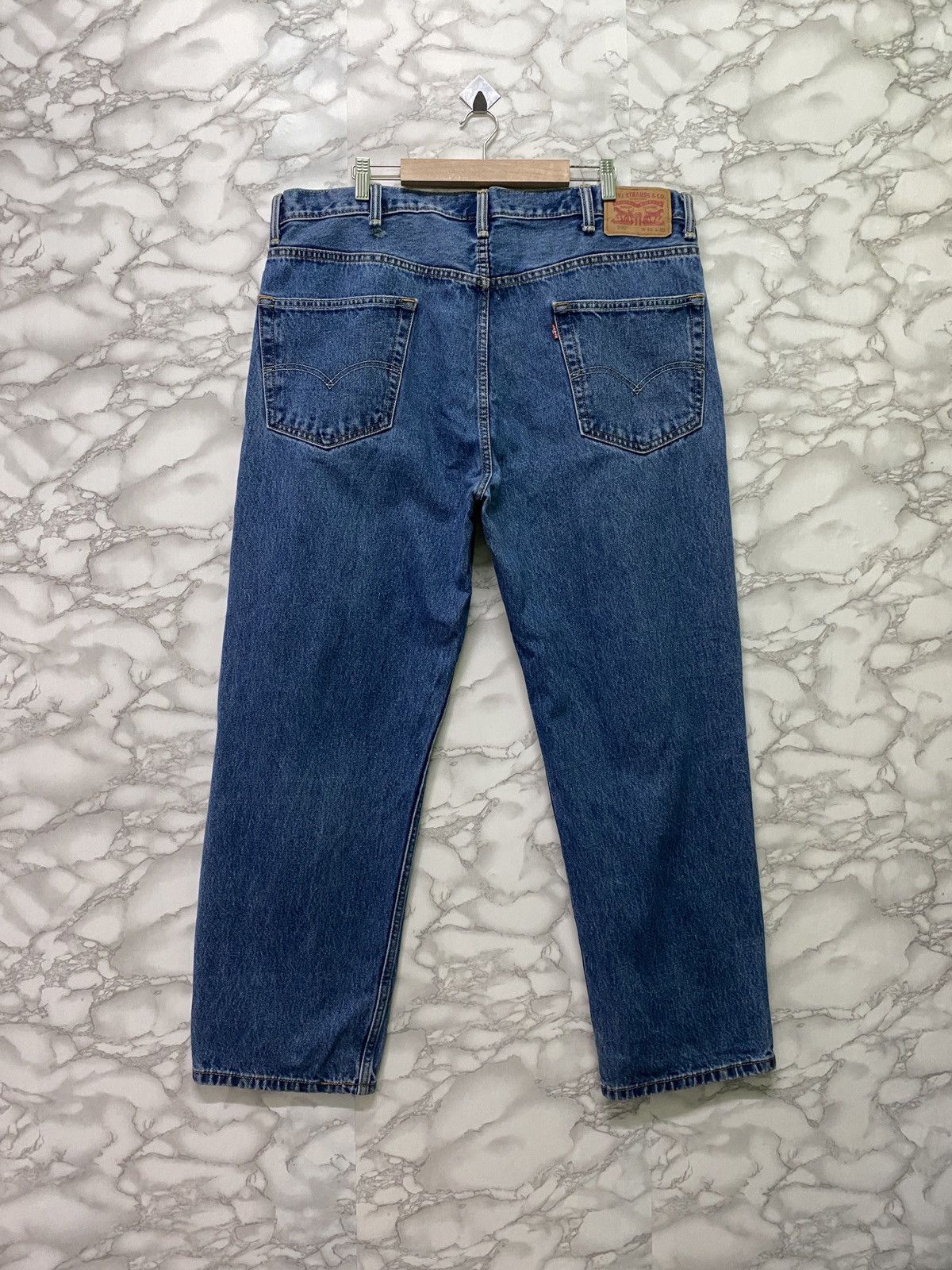 Levi's × Levi's Vintage Clothing × Vintage Levi's 550 Blue Denim Distressed Jeans - L9 Size US 40 / EU 56 - 2 Thumbnail