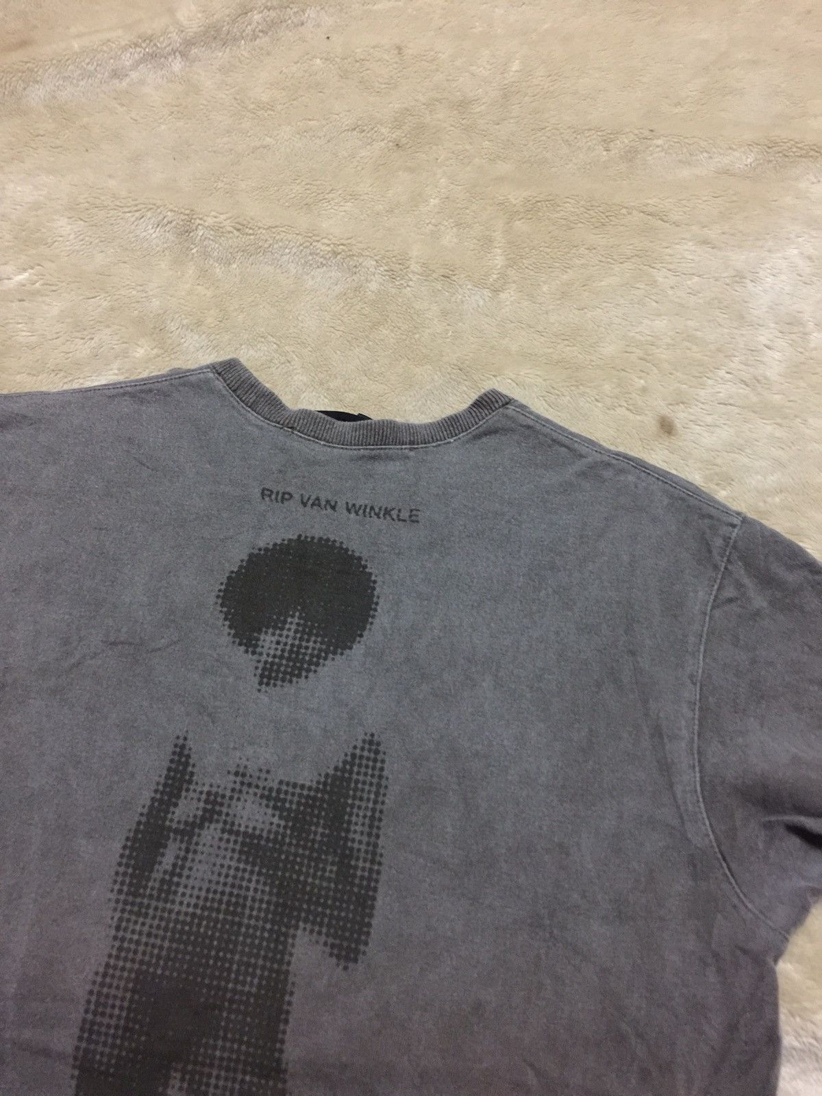 Designer × Japanese Brand × RIPVANWINKLE Rip Van Winkle Faded Black Vintage Tee Size US XS / EU 42 / 0 - 2 Thumbnail