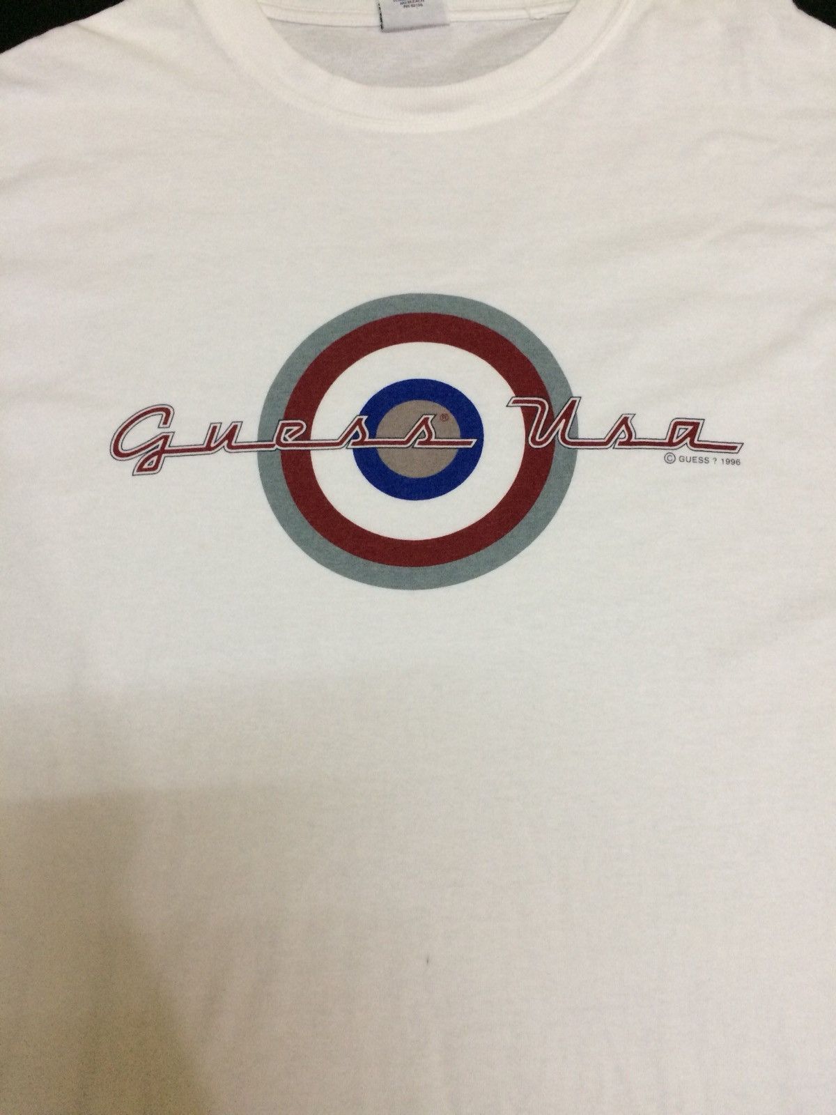 Guess × Vintage Vintage 90’s Guess Usa Copyright 1996 Tshirt Size US L / EU 52-54 / 3 - 2 Thumbnail