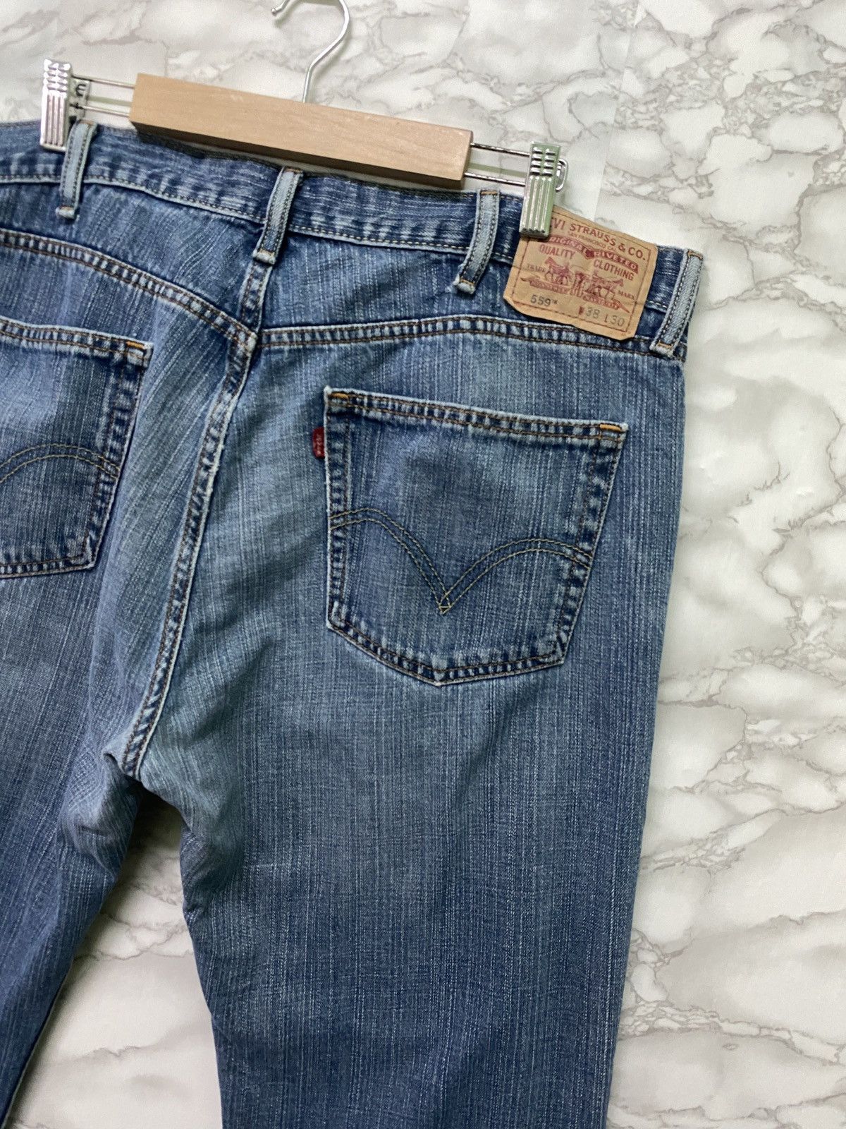 Levi's × Levi's Vintage Clothing 🔥steals🔥Levi's 559 Relaxed Straight Denim- L20 Size US 38 / EU 54 - 11 Thumbnail