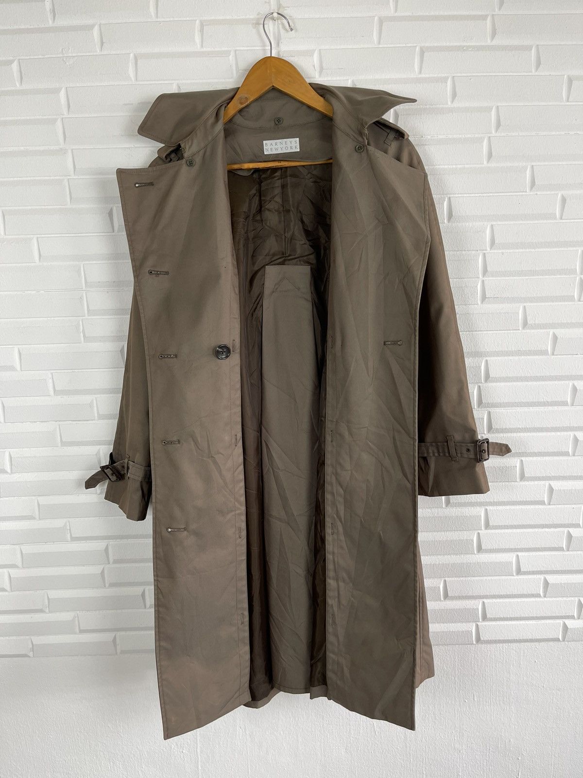 Barneys New York Vintage DOUBLE BREAST BARNEYS NEW YORK Trench Coat Size US S / EU 44-46 / 1 - 7 Thumbnail