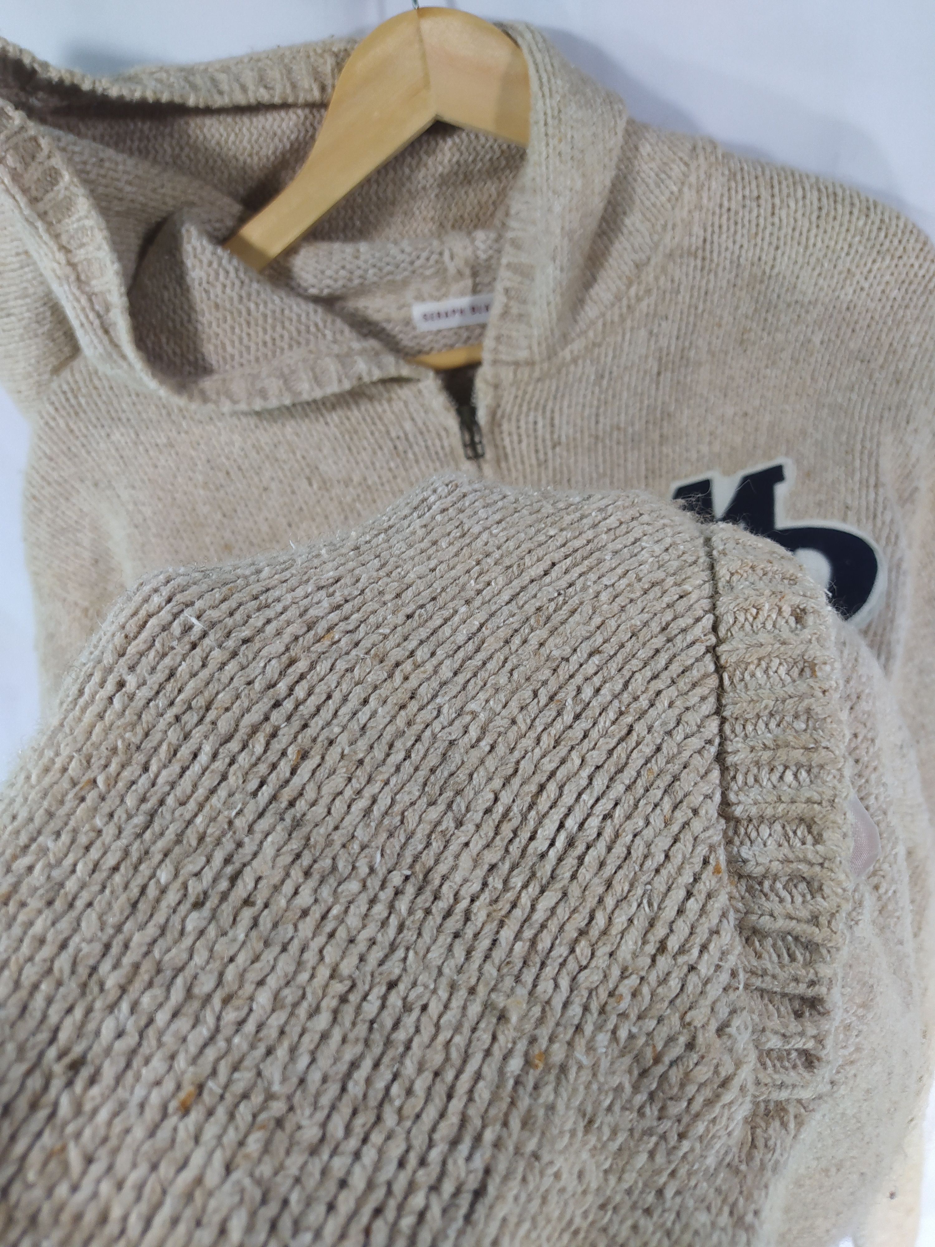 Aran Isles Knitwear × Homespun Knitwear × Other Seraph blanc knitted Thick sweater Size US M / EU 48-50 / 2 - 6 Thumbnail
