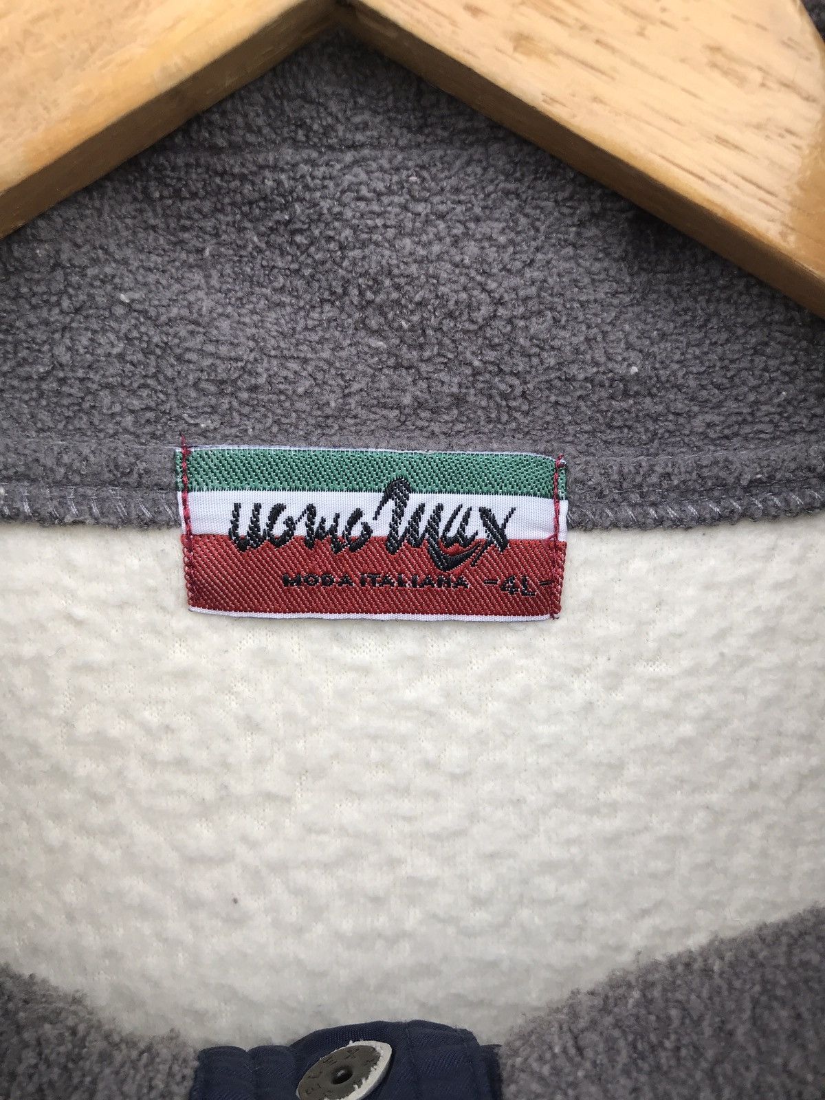 Japanese Brand Japanese Brand Uomo Max Free Style Fleece Jacket Size US L / EU 52-54 / 3 - 3 Thumbnail