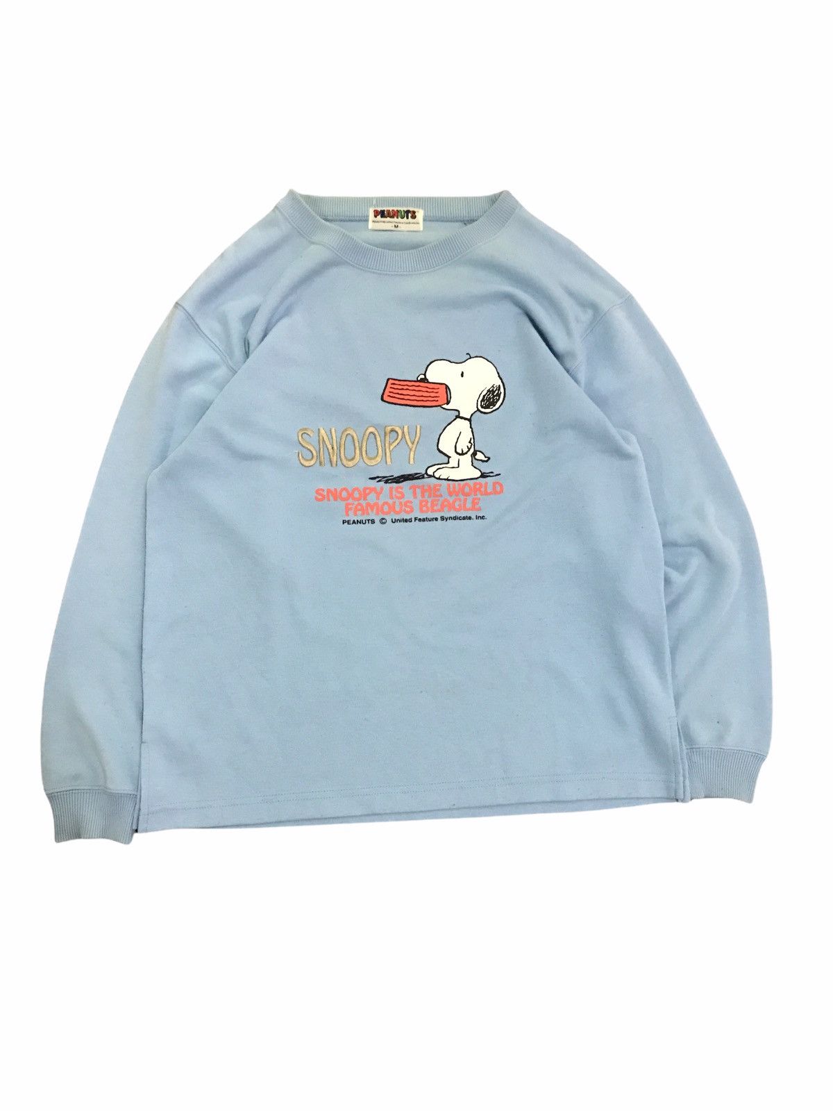 Cartoon Network × Peanuts Vintage Peanuts Snoopy Logo Sweatshirt Size US M / EU 48-50 / 2 - 1 Thumbnail