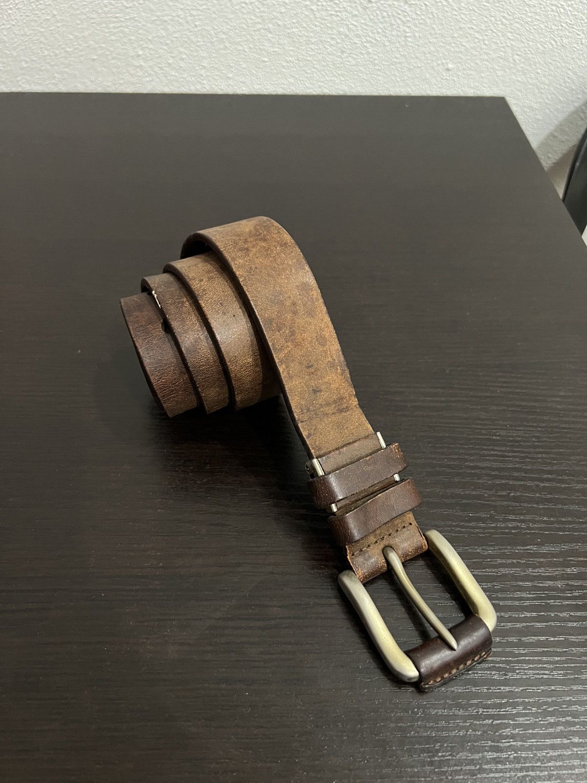 Japanese Brand × Leather × Uniqlo Japanese Brand Uniqlo Leather Buckle Belts Size ONE SIZE - 2 Thumbnail
