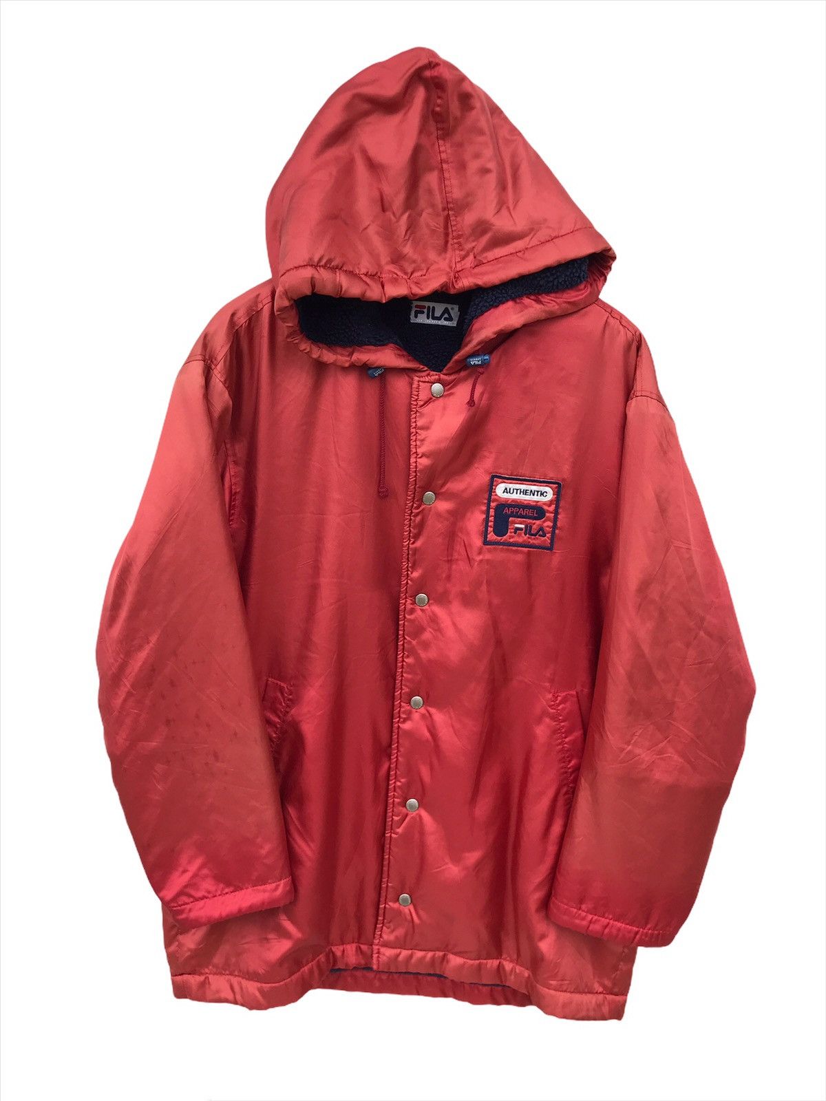 Fila Vintage Fila Hoodie Long Jacket Size US M / EU 48-50 / 2 - 2 Thumbnail