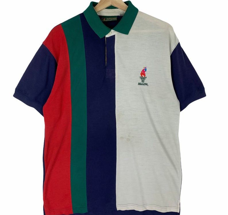 Vintage Vintage 1996 Atlanta Olympic Games Collection Polo Shirt Size US M / EU 48-50 / 2 - 2 Thumbnail