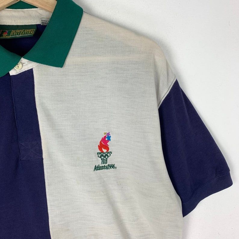Vintage Vintage 1996 Atlanta Olympic Games Collection Polo Shirt Size US M / EU 48-50 / 2 - 3 Thumbnail
