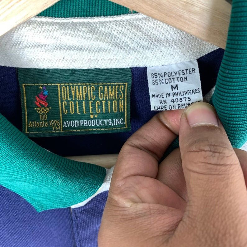Vintage Vintage 1996 Atlanta Olympic Games Collection Polo Shirt Size US M / EU 48-50 / 2 - 4 Thumbnail