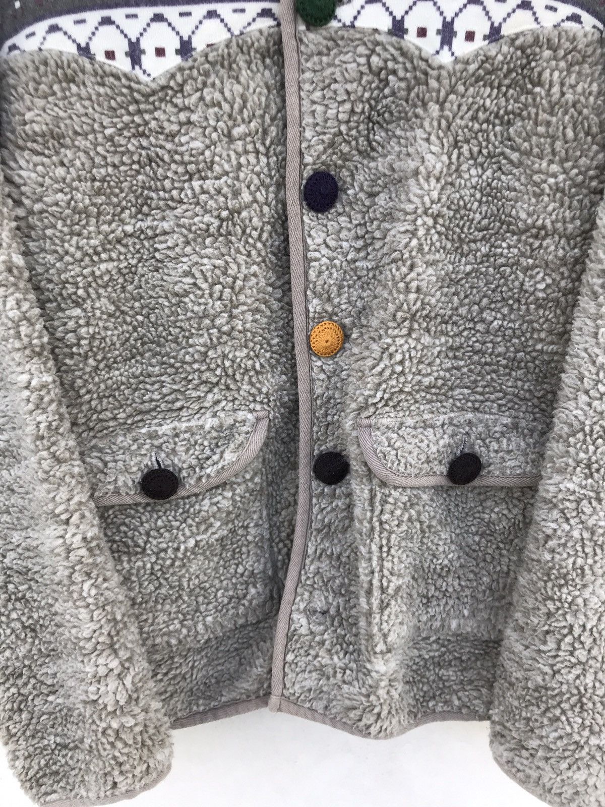 Japanese Brand Japanese Brand Ciao Panic Sherpa Fleece Hoodie Jacket Size US M / EU 48-50 / 2 - 4 Thumbnail